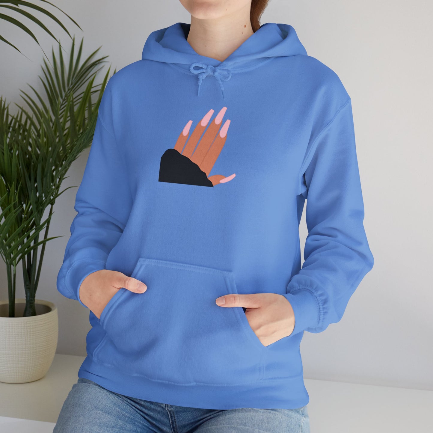 Chic Nail Art Unisex Hoodie - Cozy Sweatshirt Pullover Sweater