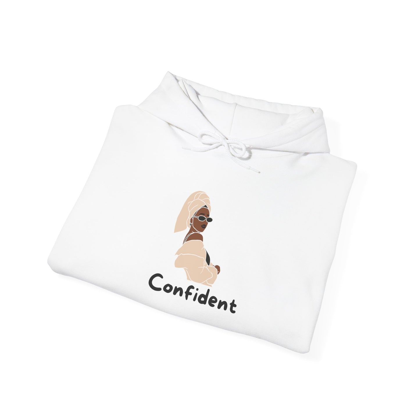 Confident Unisex Hooded Sweatshirt Sweater Pullover Hoodie