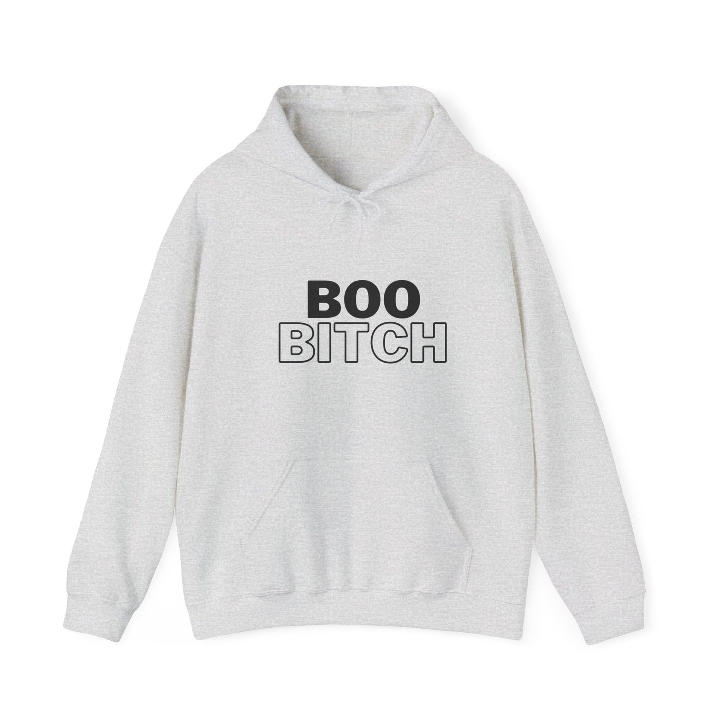 Boo Bitch Unisex Heavy Blend™ Hooded Sweatshirt Halloween Spooky Season Fall Ghost