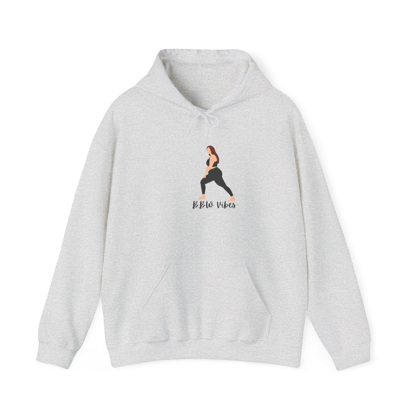 BBW Vibes Unisex Heavy Blend™ Hooded Sweatshirt Hoodie Plus Size Woman Big Back Heavy Set Full Figured Pullover Sweater