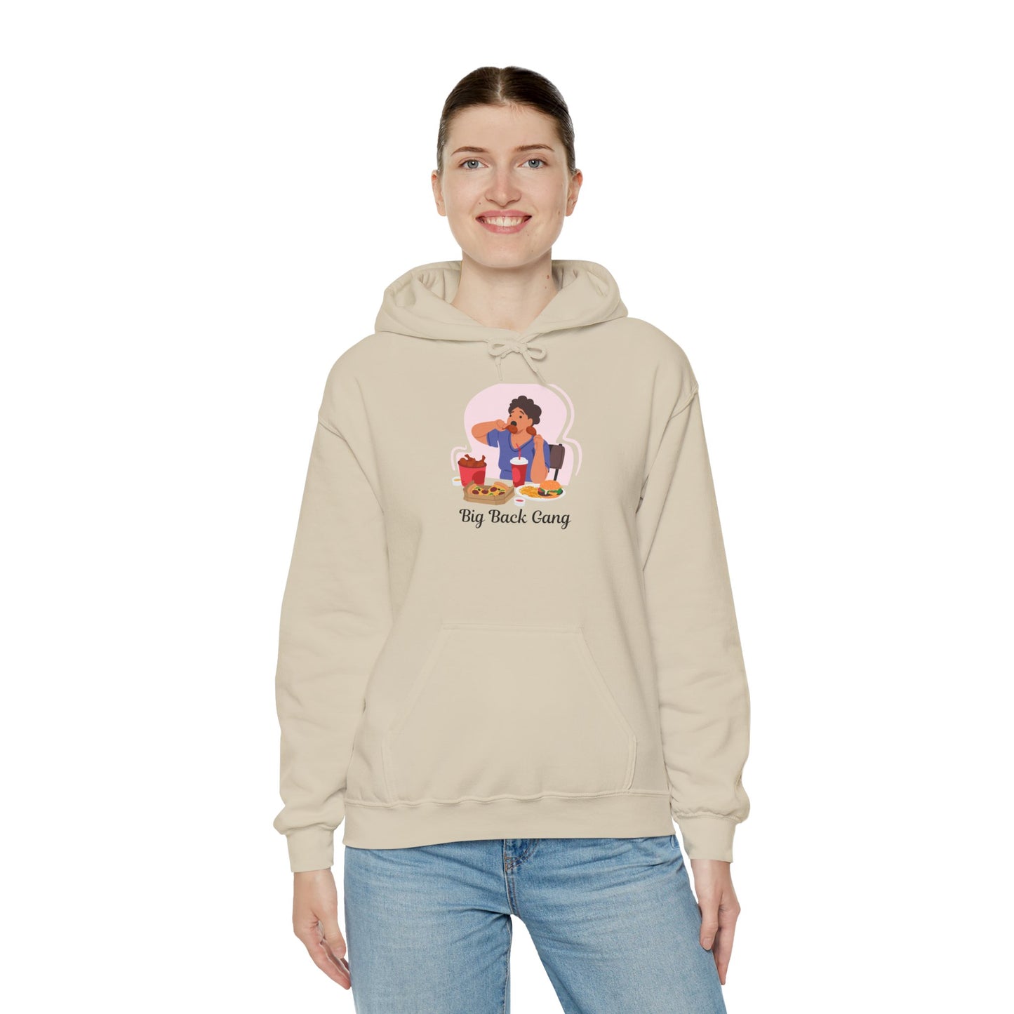 Plus Size Gang Unisex Hoodie Comfortable Casual Sweatshirt Pullover Sweater