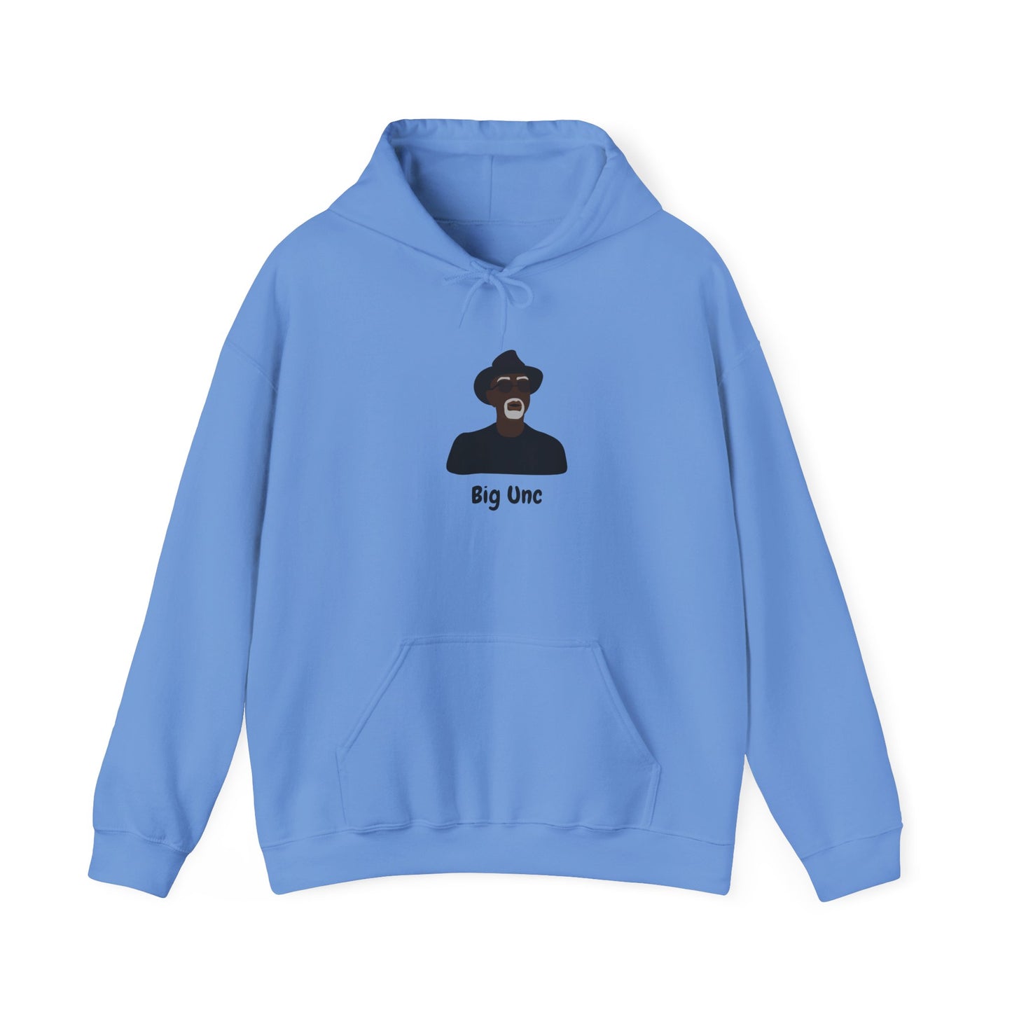 Big Unc Hoodie Unisex Heavy Blend™ Hooded Sweatshirt Big Uncle Slang African American Black Man Older Man Pullover Sweatshirt Hoodie