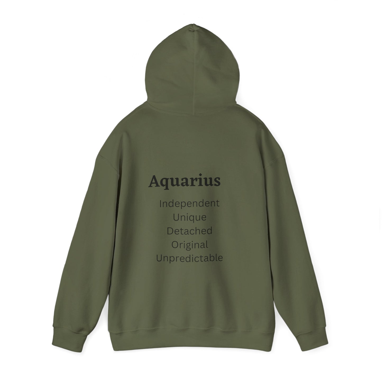 Aquarius Zodiac Astrology With Traits Unisex Heavy Blend Hooded Sweatshirt Zodiac Shirt Astrology Shirt Pullover Hoodie