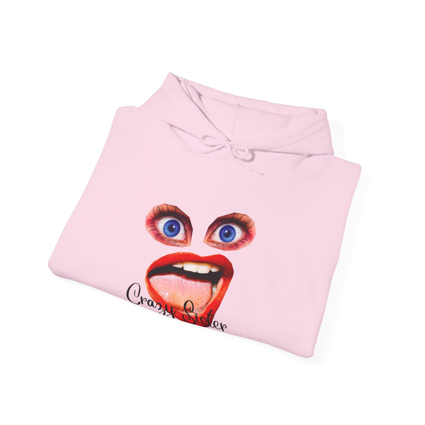 Crazy Sister Unisex Heavy Blend Hooded Sweatshirt Sibling Shirt