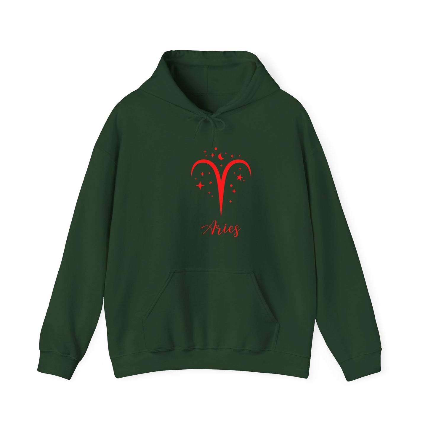 Aries Zodiac Sign Unisex Heavy Blend Hooded Sweatshirt