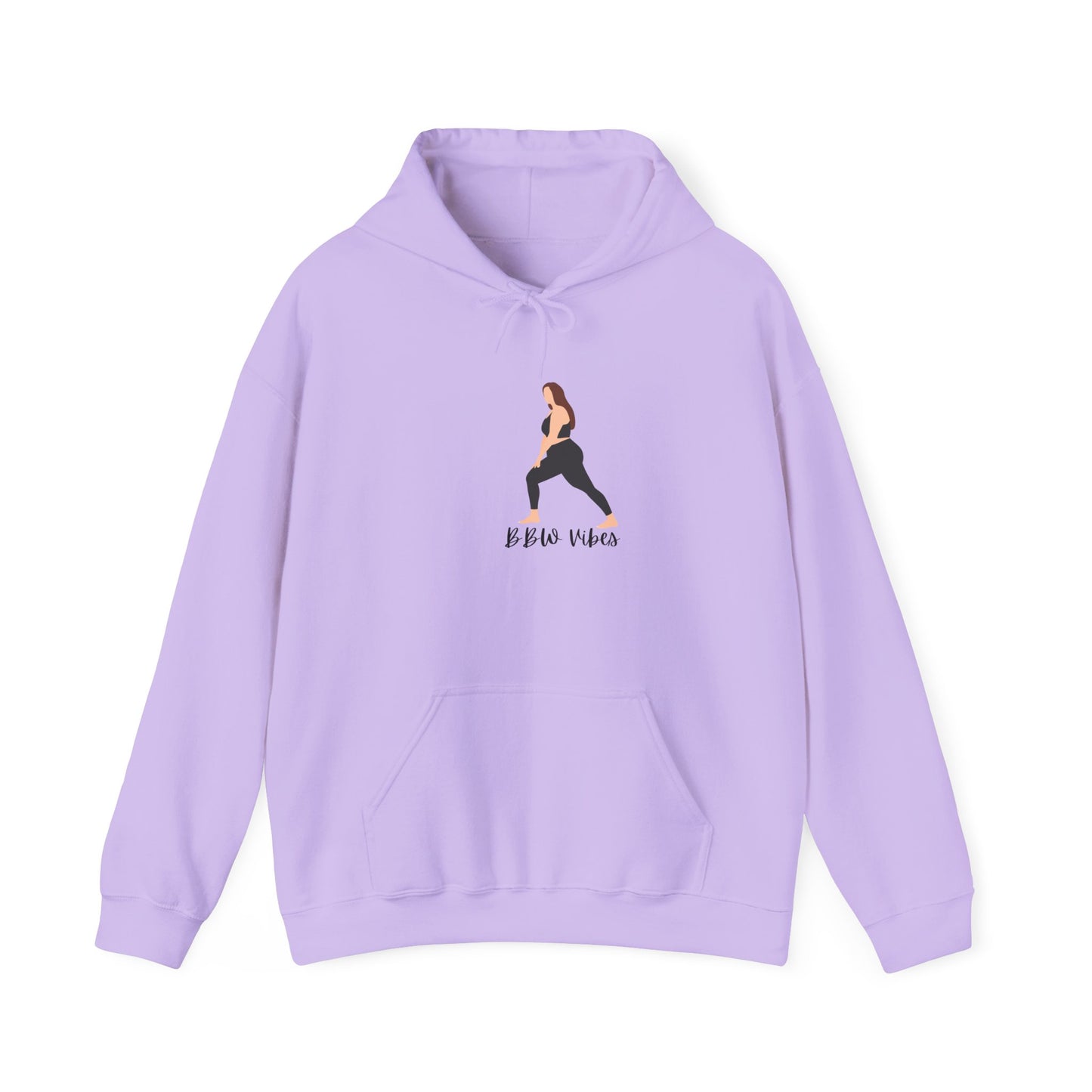 BBW Vibes Unisex Heavy Blend™ Hooded Sweatshirt Hoodie Plus Size Woman Big Back Heavy Set Full Figured Pullover Sweater