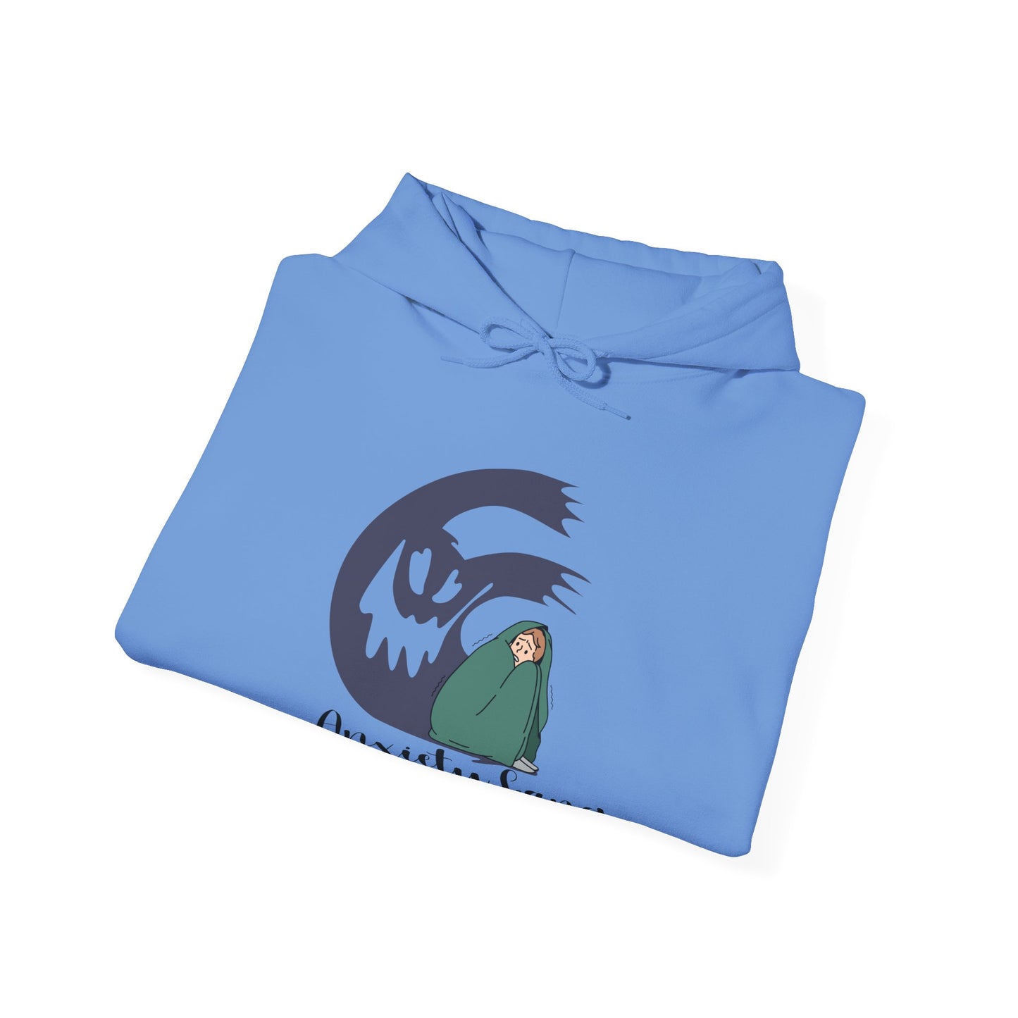 Anxiety Gang Unisex Heavy Blend™ Hooded Sweatshirt Stress Shirt Anxiety Attack