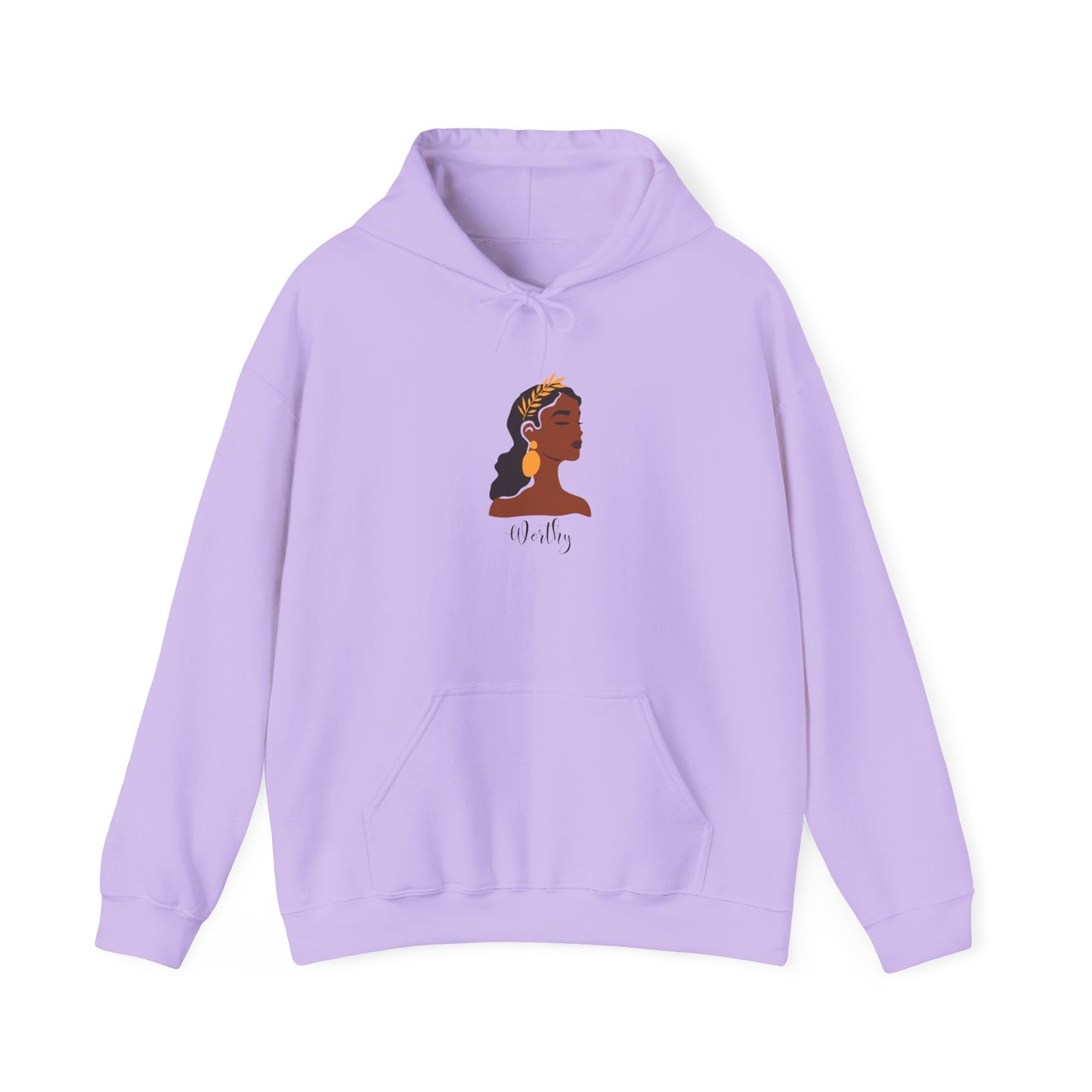 Worthy Sweater Pullover Empowered Woman Unisex Heavy Blend Hooded Sweatshirt