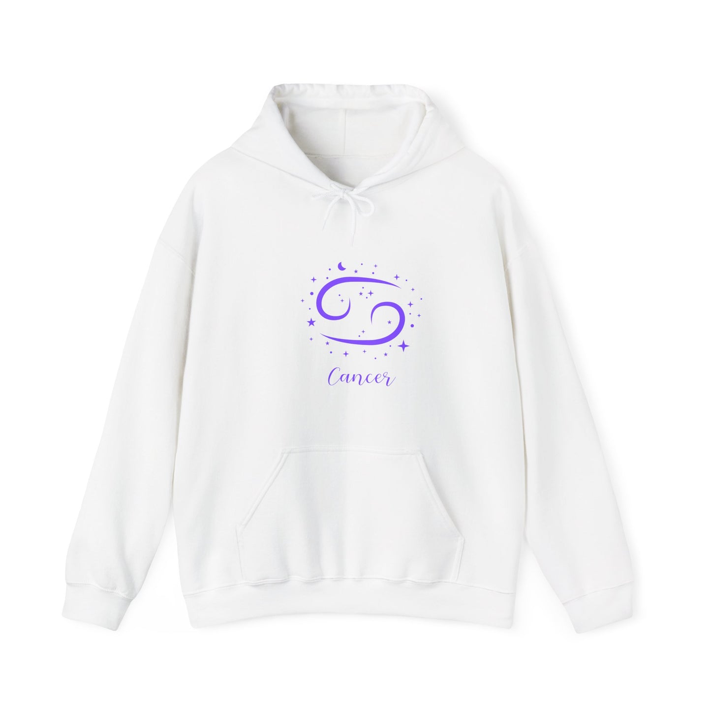 Cancer Zodiac Unisex Heavy Blend Hooded Sweatshirt Astrology June July August Birthday Pullover Hoodie Sweater