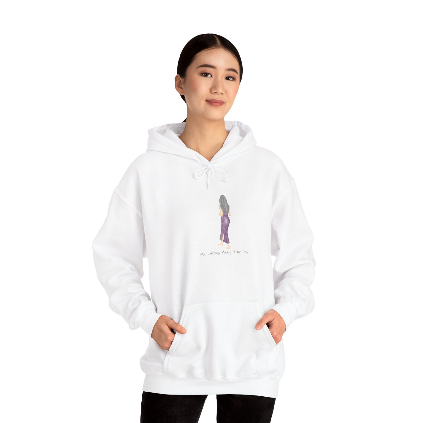 Me Walking Away From BS Unisex Hoodie Sweater Pullover Sweatshirt