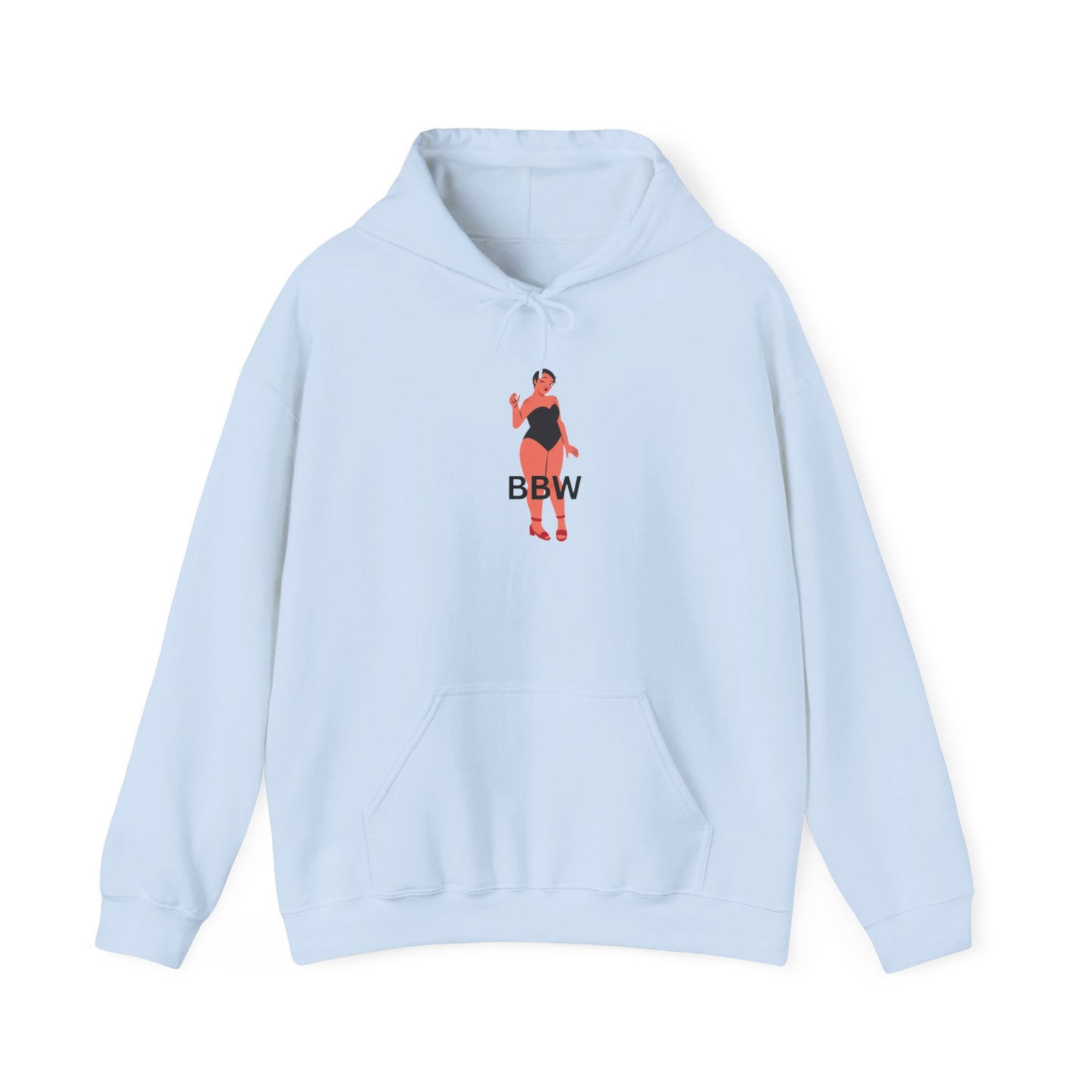 BBW Big Back Plus Size Unisex Heavy Blend™ BBW Graphic Hoodie - Stylish Comfort for Everyday Wear