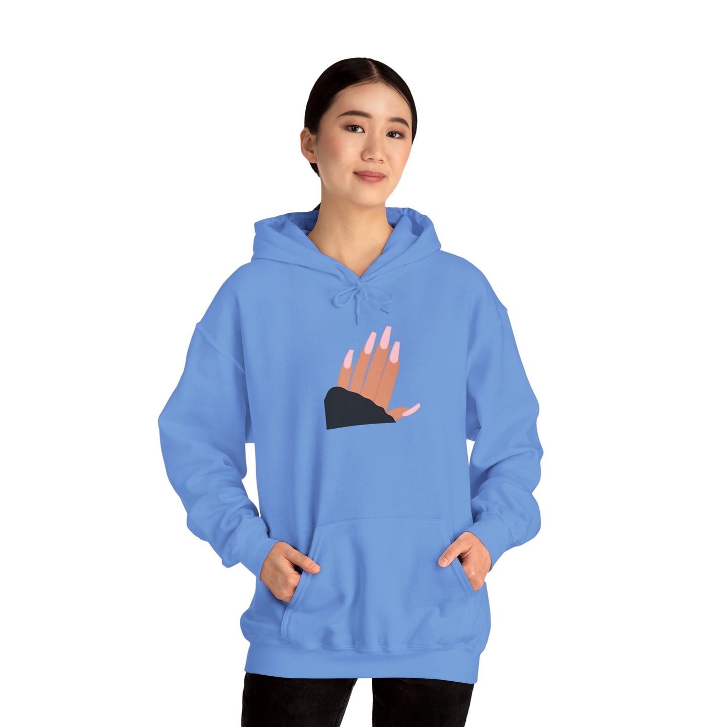 Chic Nail Art Unisex Hoodie - Cozy Sweatshirt Pullover Sweater