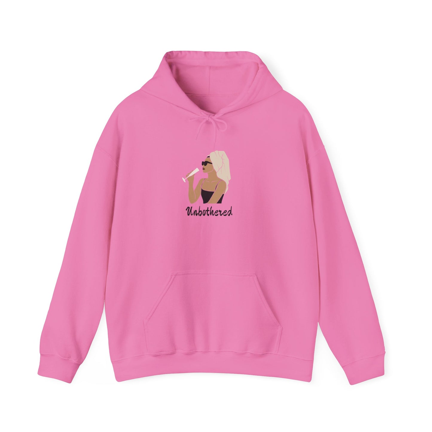 Unbothered Unisex Heavy Blend™ Hooded Sweatshirt Hoodie Pullover Confident Sexy Goddess Don't Care Sweater