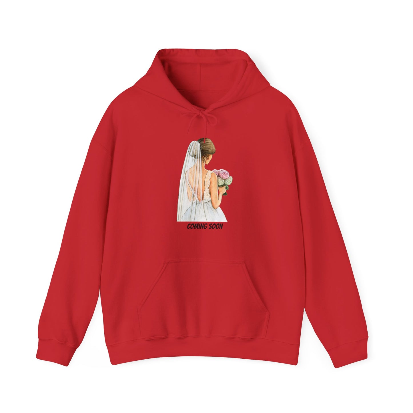 Coming Soon Hoodie Engagement Fiance Pullover Sweater Wedding Bride Bridezilla Marriage Bridesmaids Unisex Hooded Sweatshirt
