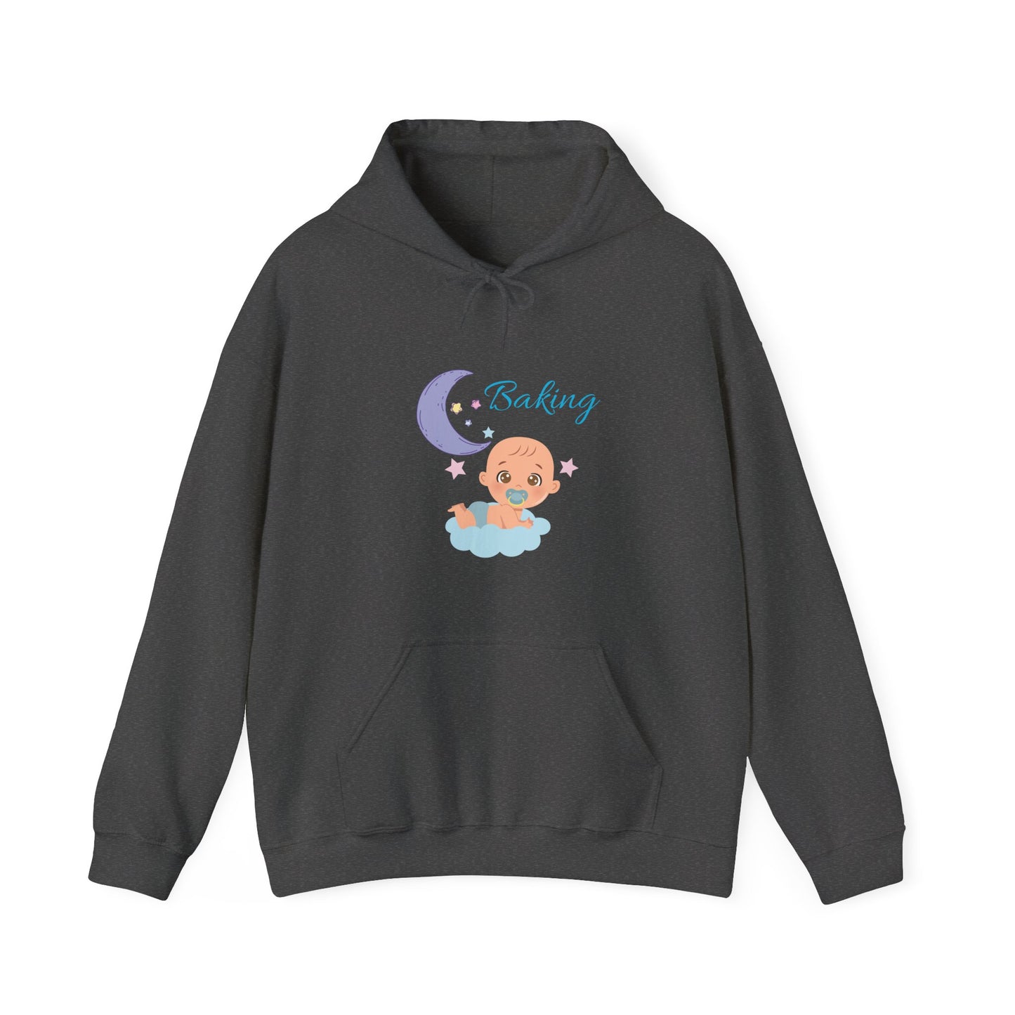 Baking Unisex Heavy Blend Hooded Sweatshirt Pregnancy Pullover Sweater Pregnancy Announcement Baby Bump