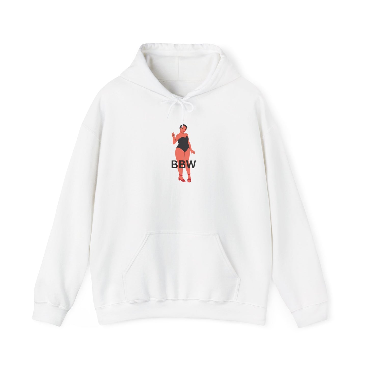 BBW Big Back Plus Size Unisex Heavy Blend™ BBW Graphic Hoodie - Stylish Comfort for Everyday Wear