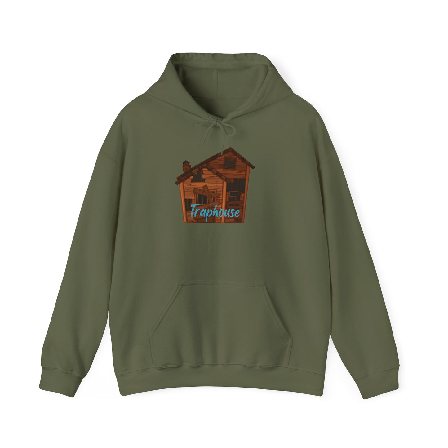 Trap House Sweatshirt Hoodie Abandoned House Bando Street Life Pullover Sweater