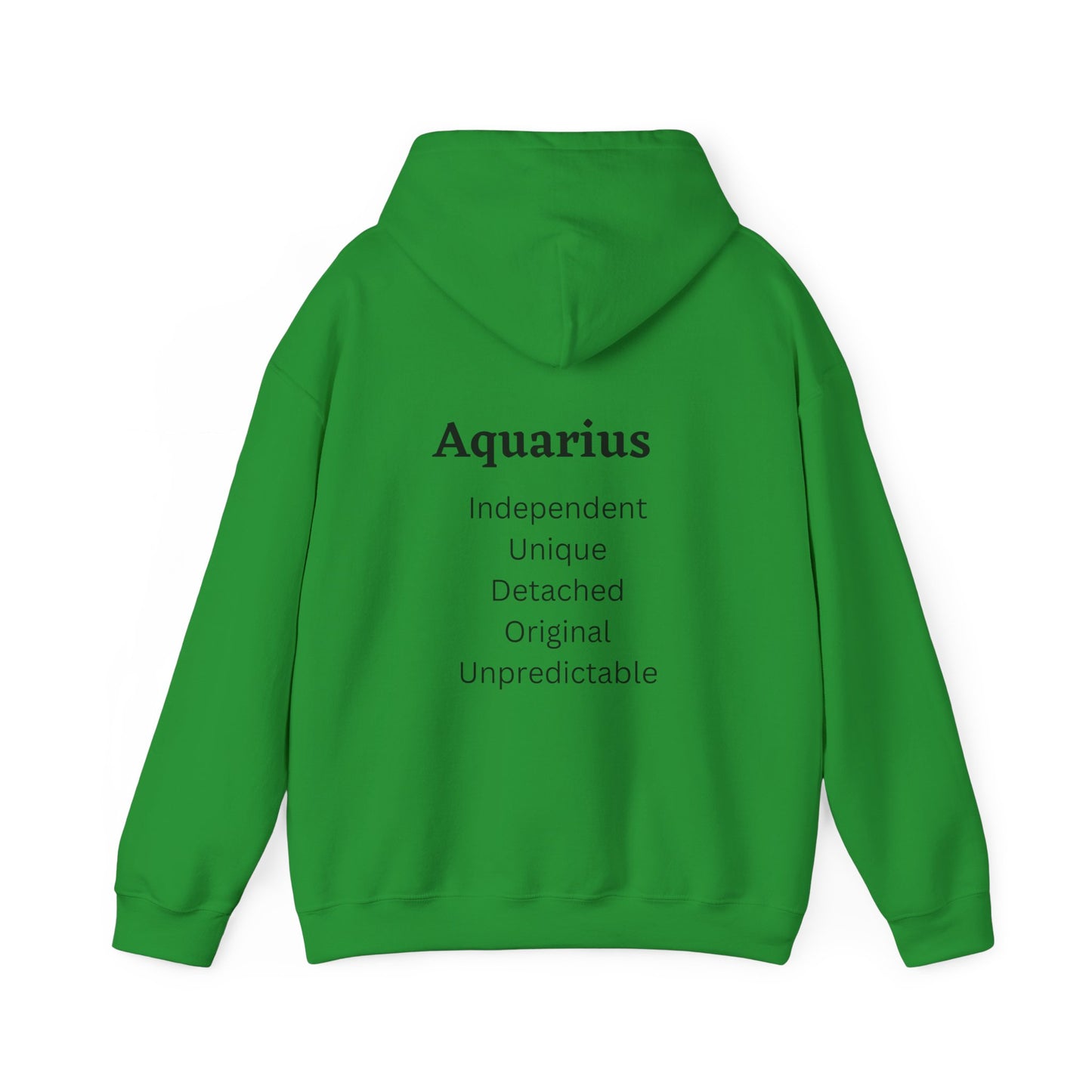 Aquarius Zodiac Astrology With Traits Unisex Heavy Blend Hooded Sweatshirt Zodiac Shirt Astrology Shirt Pullover Hoodie