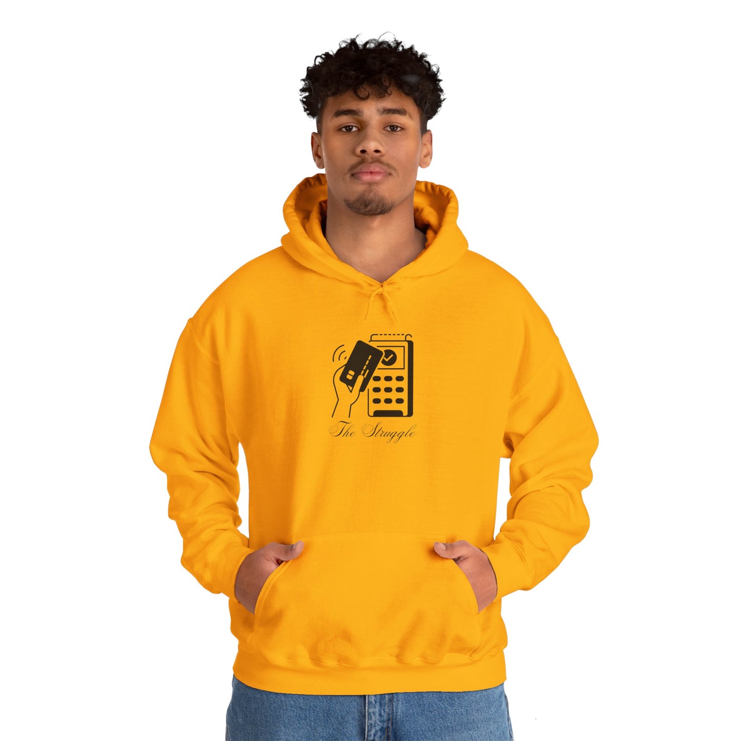 The Struggle Unisex Heavy Blend™ Hooded Sweatshirt Pullover Broke Need Money Sweater Hoodie