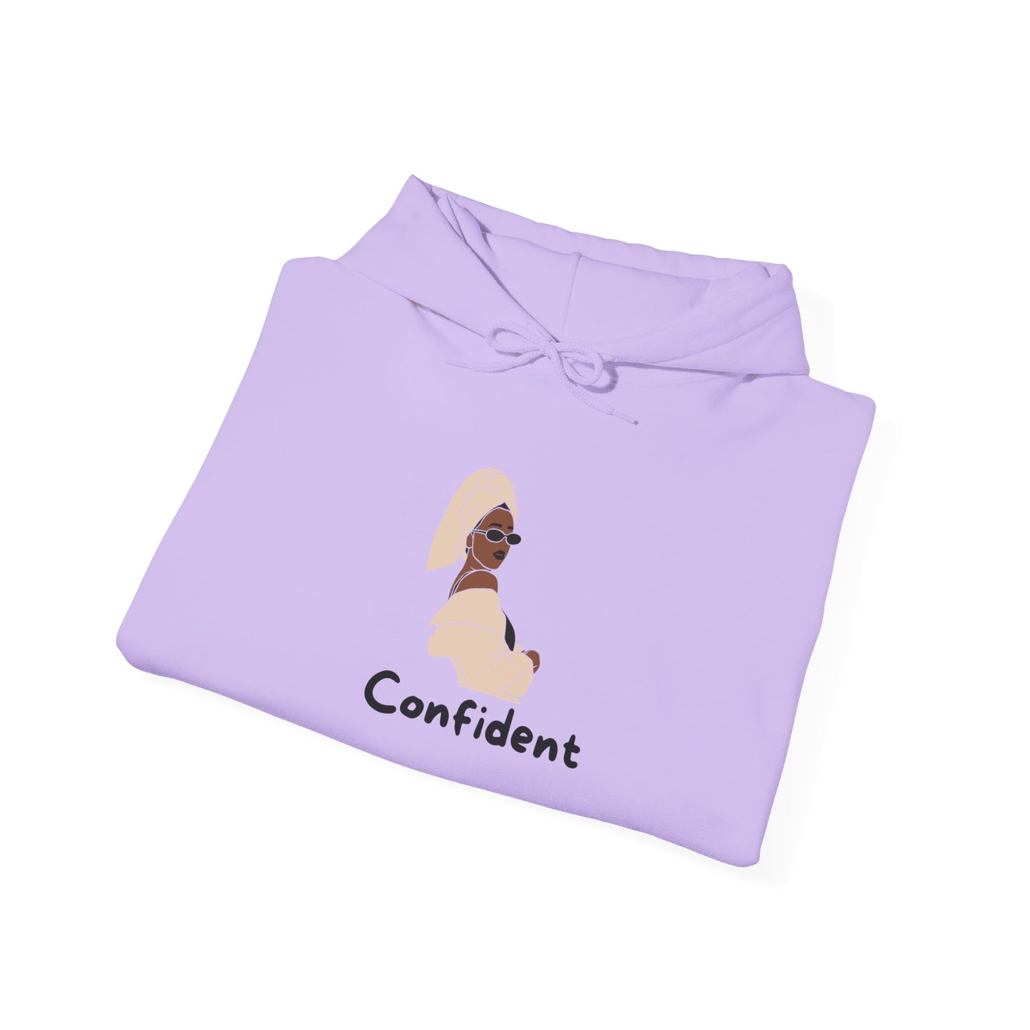 Confident Unisex Hooded Sweatshirt Sweater Pullover Hoodie