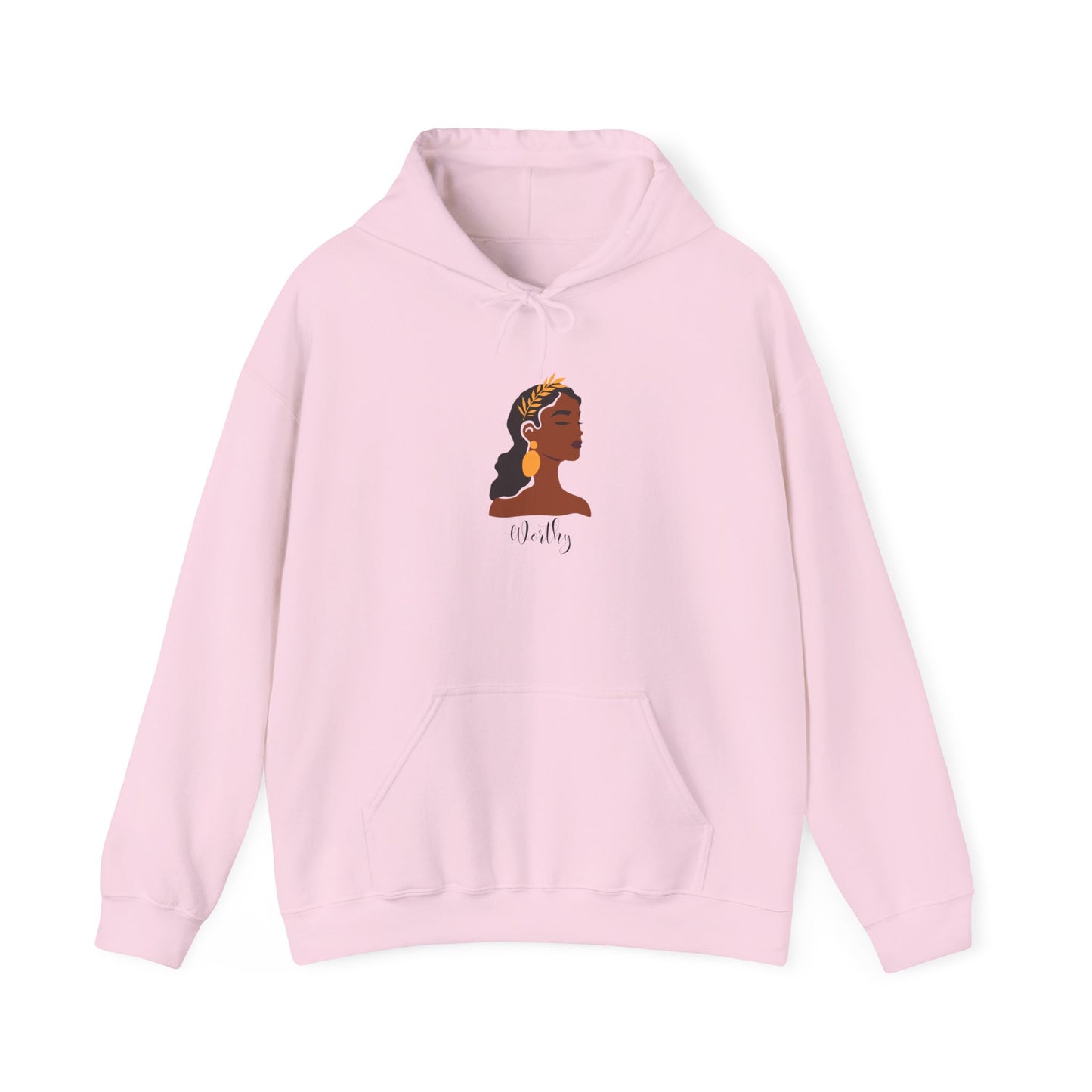 Worthy Sweater Pullover Empowered Woman Unisex Heavy Blend Hooded Sweatshirt