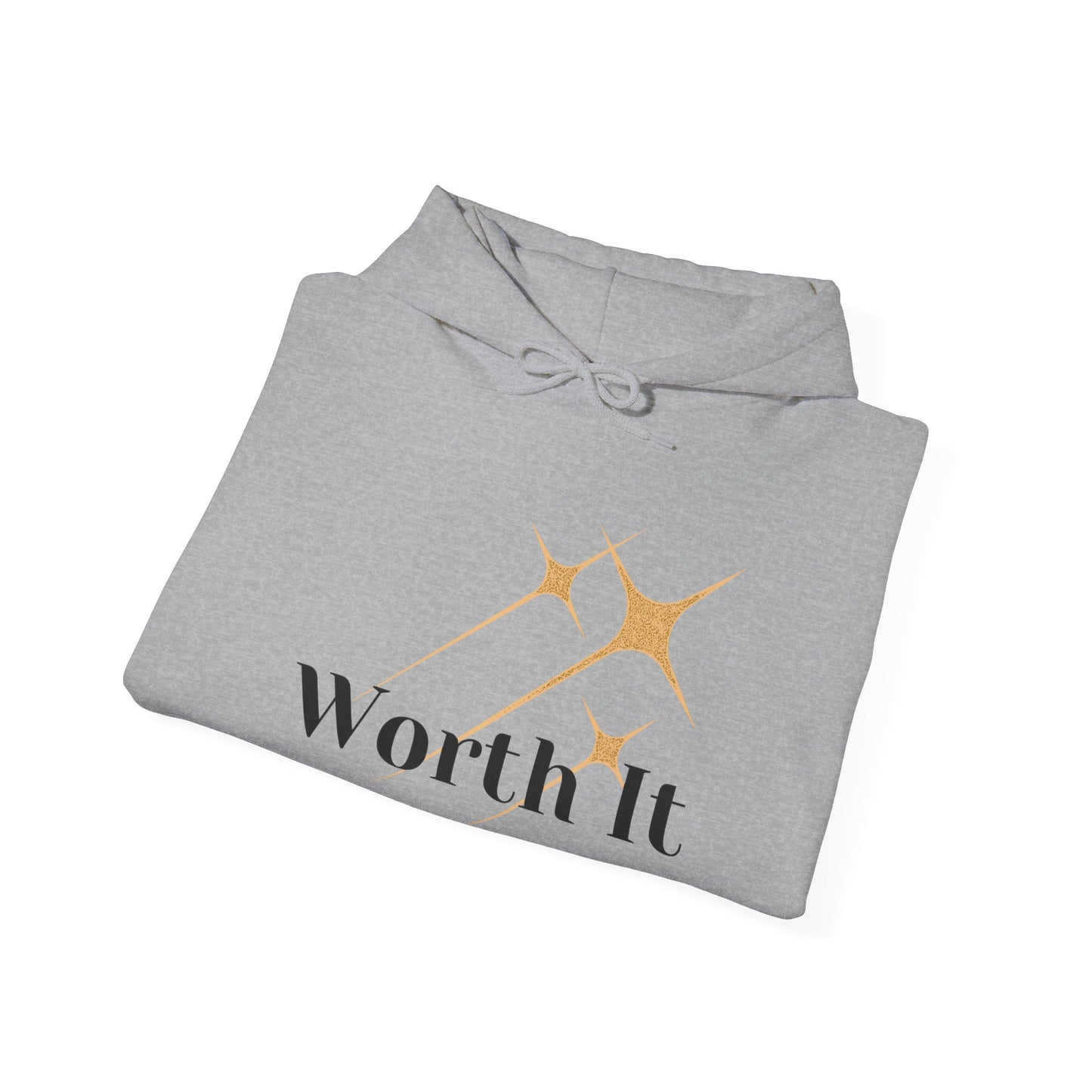 Worth It Unisex Heavy Blend™ Hooded Sweatshirt Self Love Confident Self Confidence Baddie Catch Siren