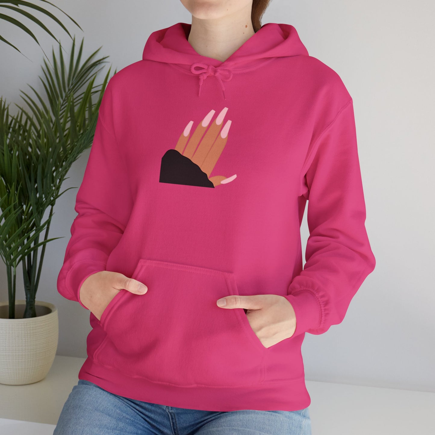 Chic Nail Art Unisex Hoodie - Cozy Sweatshirt Pullover Sweater