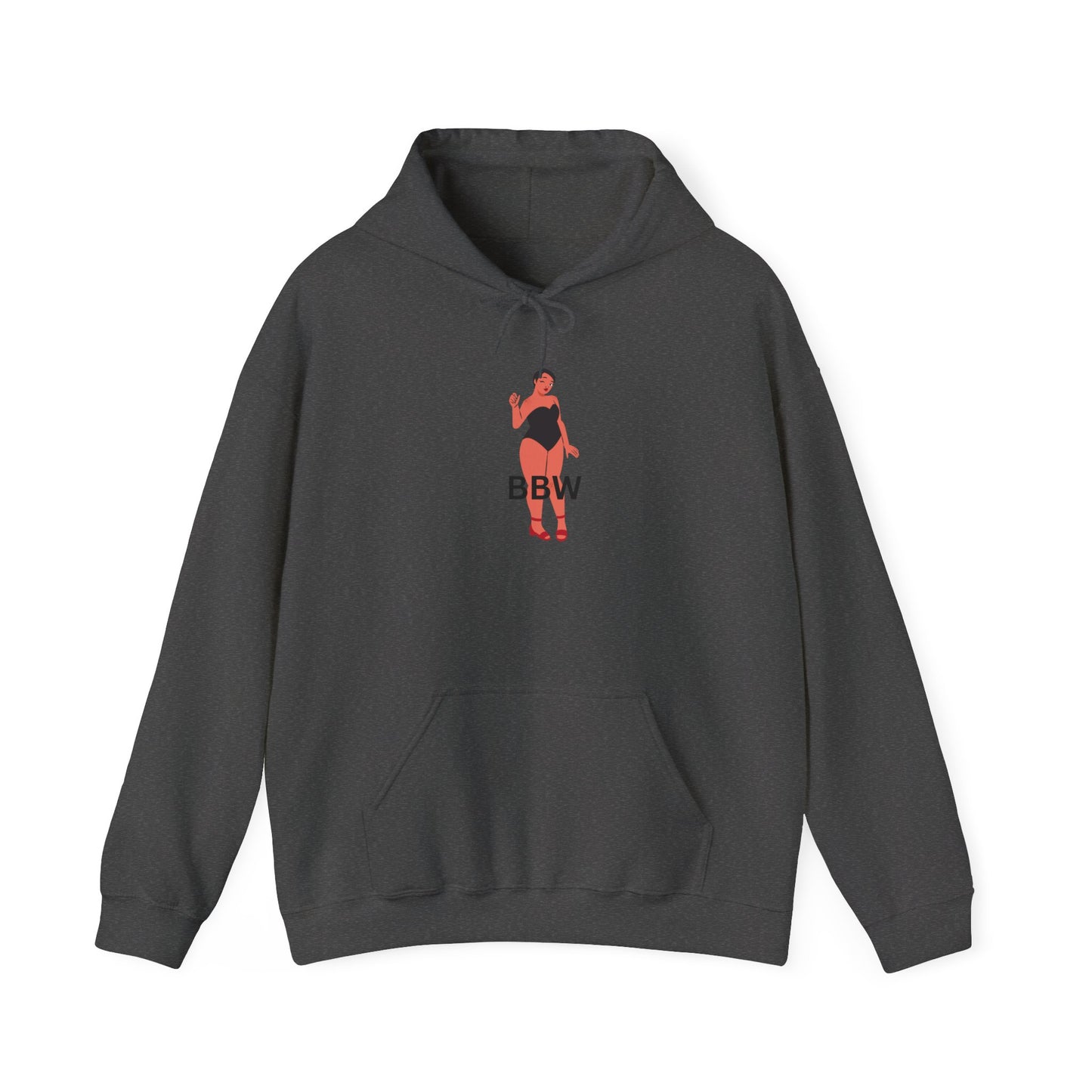 BBW Big Back Plus Size Unisex Heavy Blend™ BBW Graphic Hoodie - Stylish Comfort for Everyday Wear