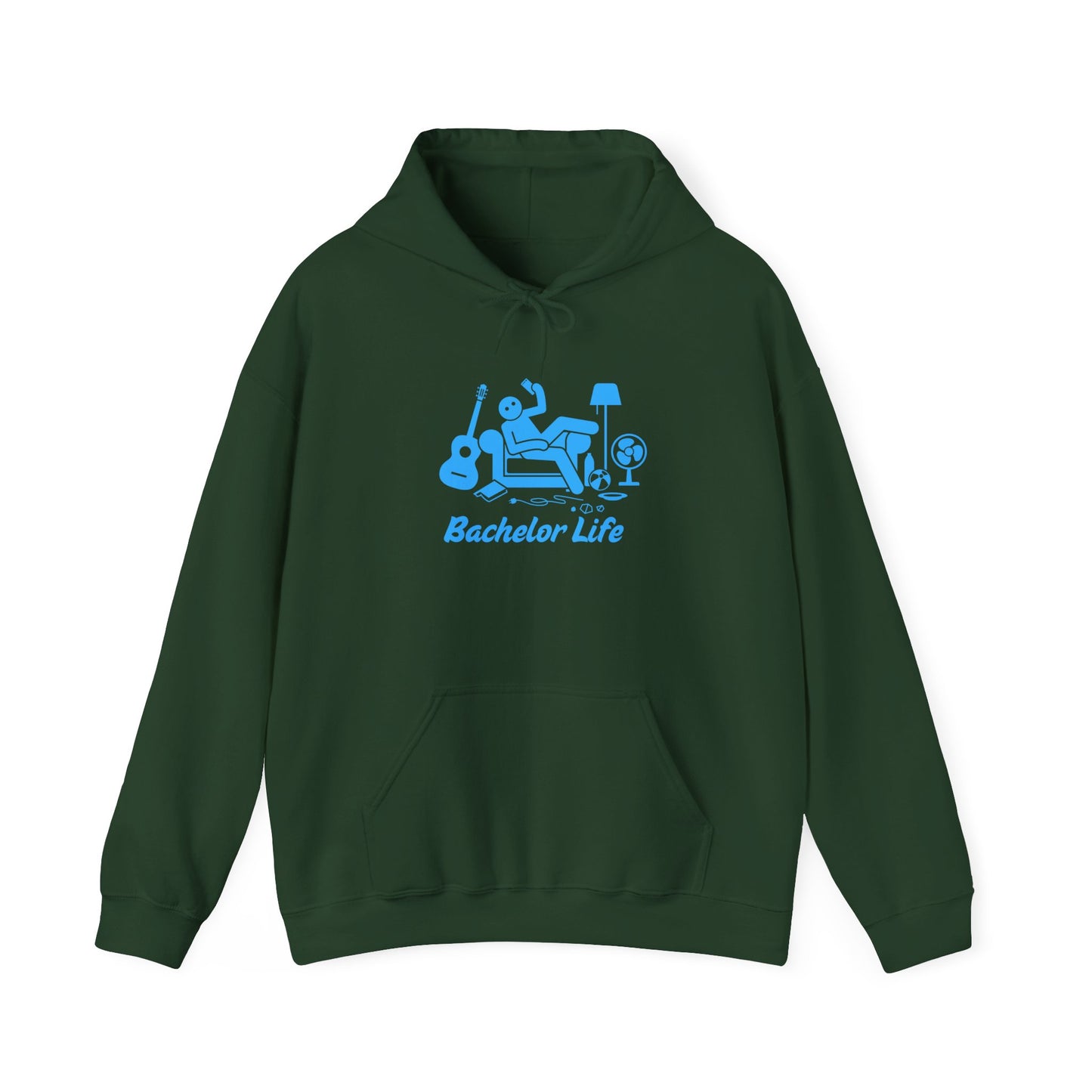Bachelor Life Hoodie Sweater Pullover Single Man Hooded Sweatshirt Comfy Unisex Sweatshirt