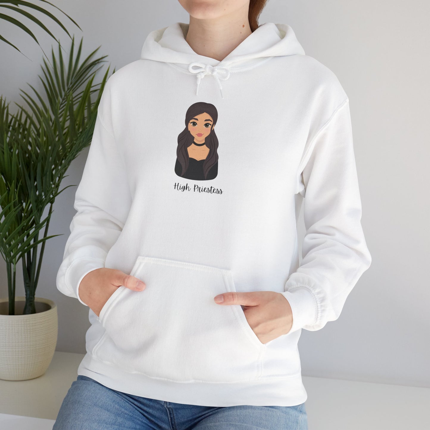 High Priestess Unisex Heavy Blend Hooded Sweatshirt Sweater Pullover Hoodie