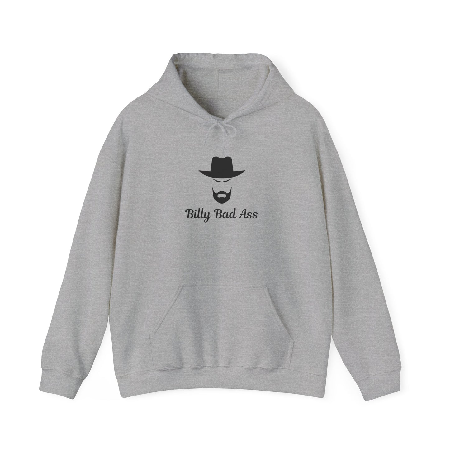Billy Bad Ass Hoodie Unisex Heavy Blend™ Hooded Sweatshirt Tough Muscles Bully Strong Independent Tough Guy Bully Sweater Pullover