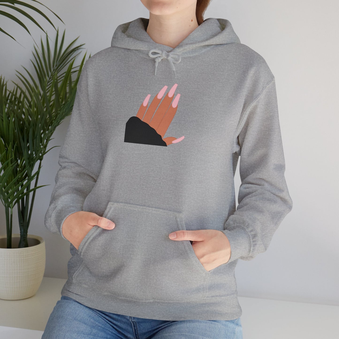 Chic Nail Art Unisex Hoodie - Cozy Sweatshirt Pullover Sweater