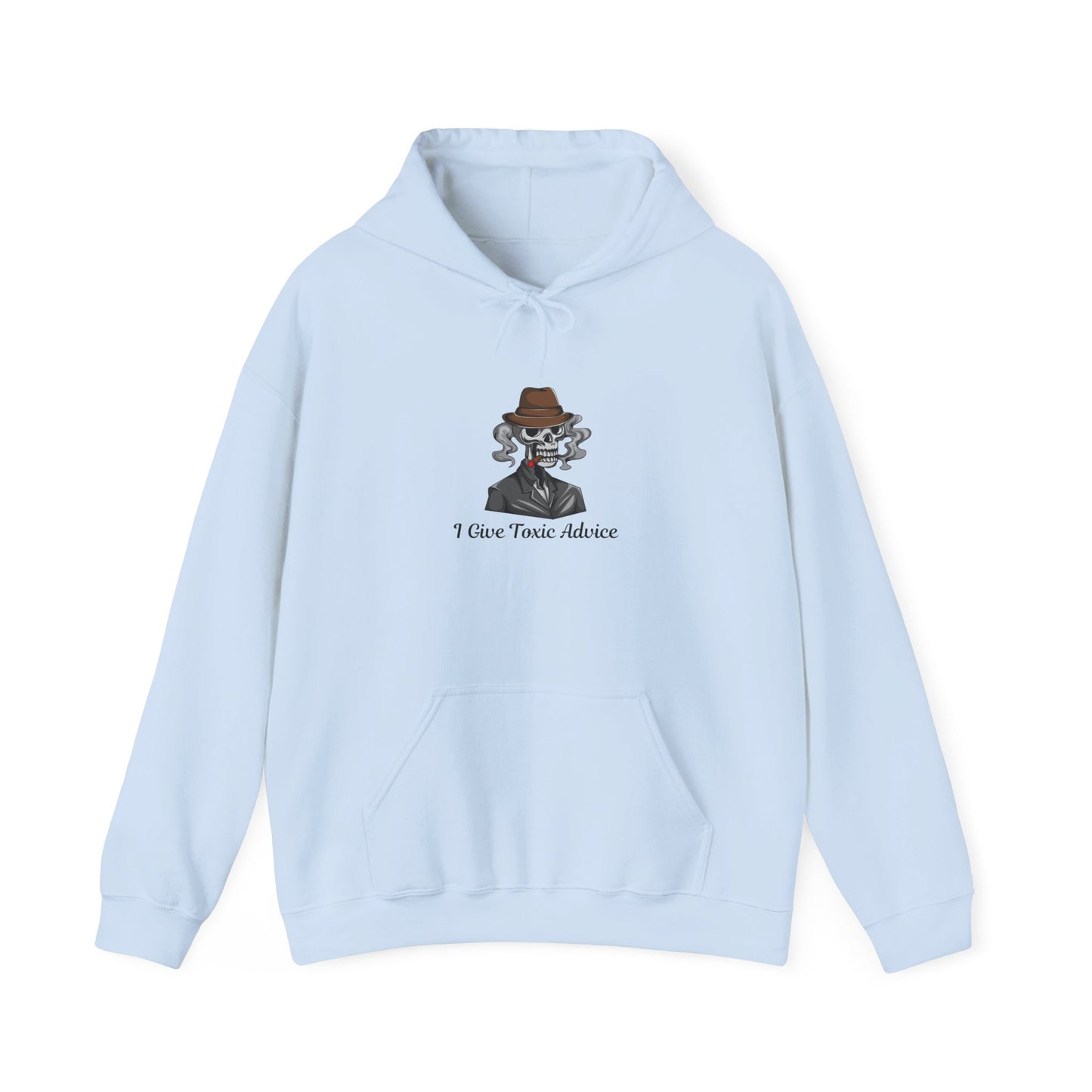 I Give Toxic Advice Unisex Hoodie - Stylish Heavy Blend Sweatshirt for Humor Lovers Toxic Bad Boy Bad Girl Evil Pullover Sweater