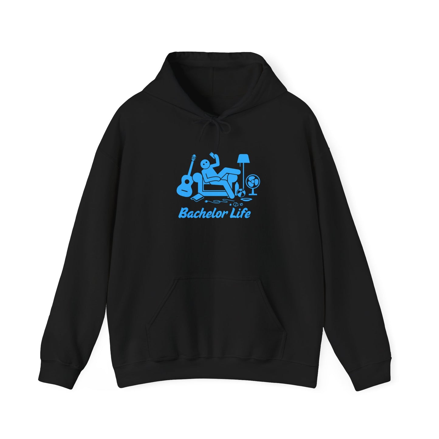 Bachelor Life Hoodie Sweater Pullover Single Man Hooded Sweatshirt Comfy Unisex Sweatshirt