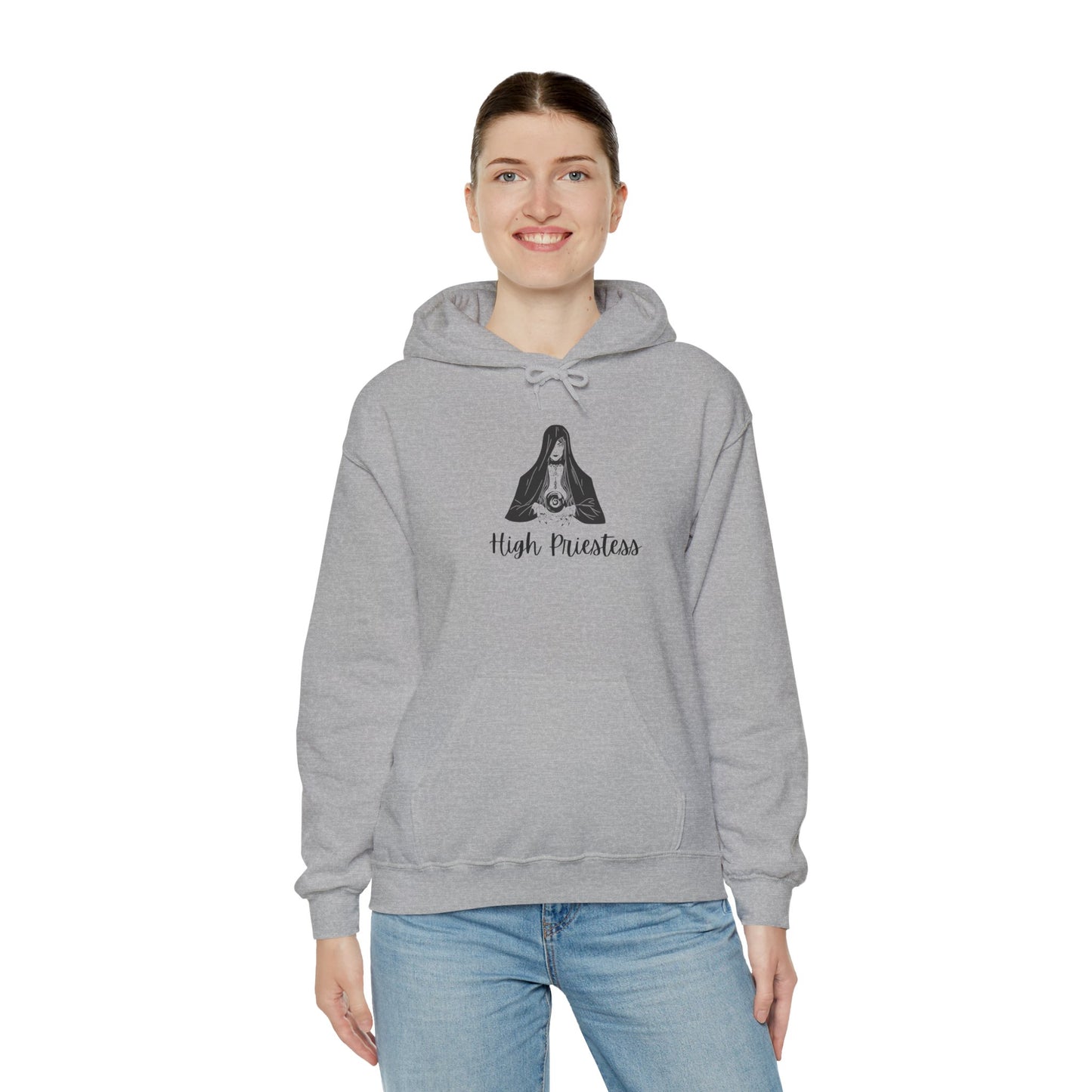 High Priestess Unisex Hoodie Spiritual & Mystical Sweatshirt Pullover Hoodie