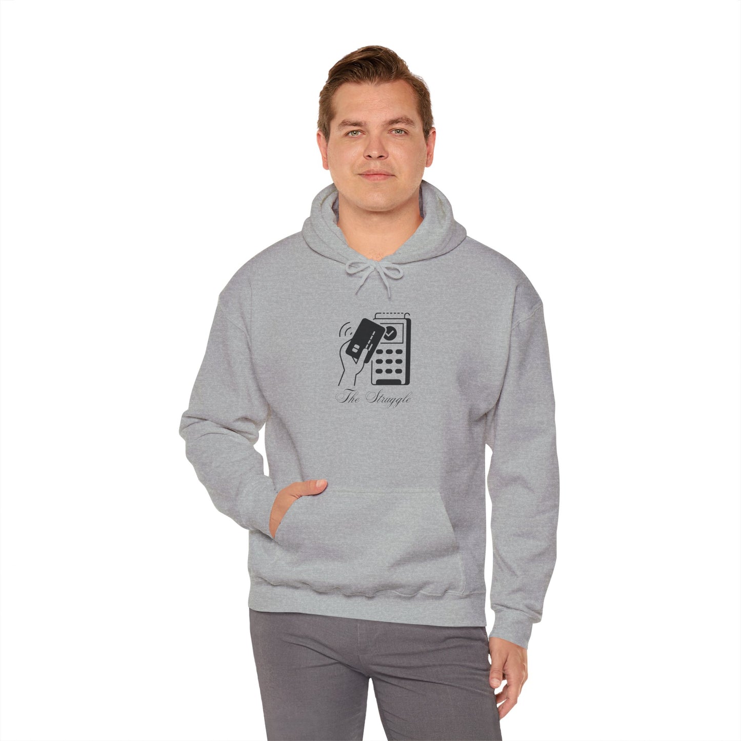 The Struggle Unisex Heavy Blend™ Hooded Sweatshirt Pullover Broke Need Money Sweater Hoodie