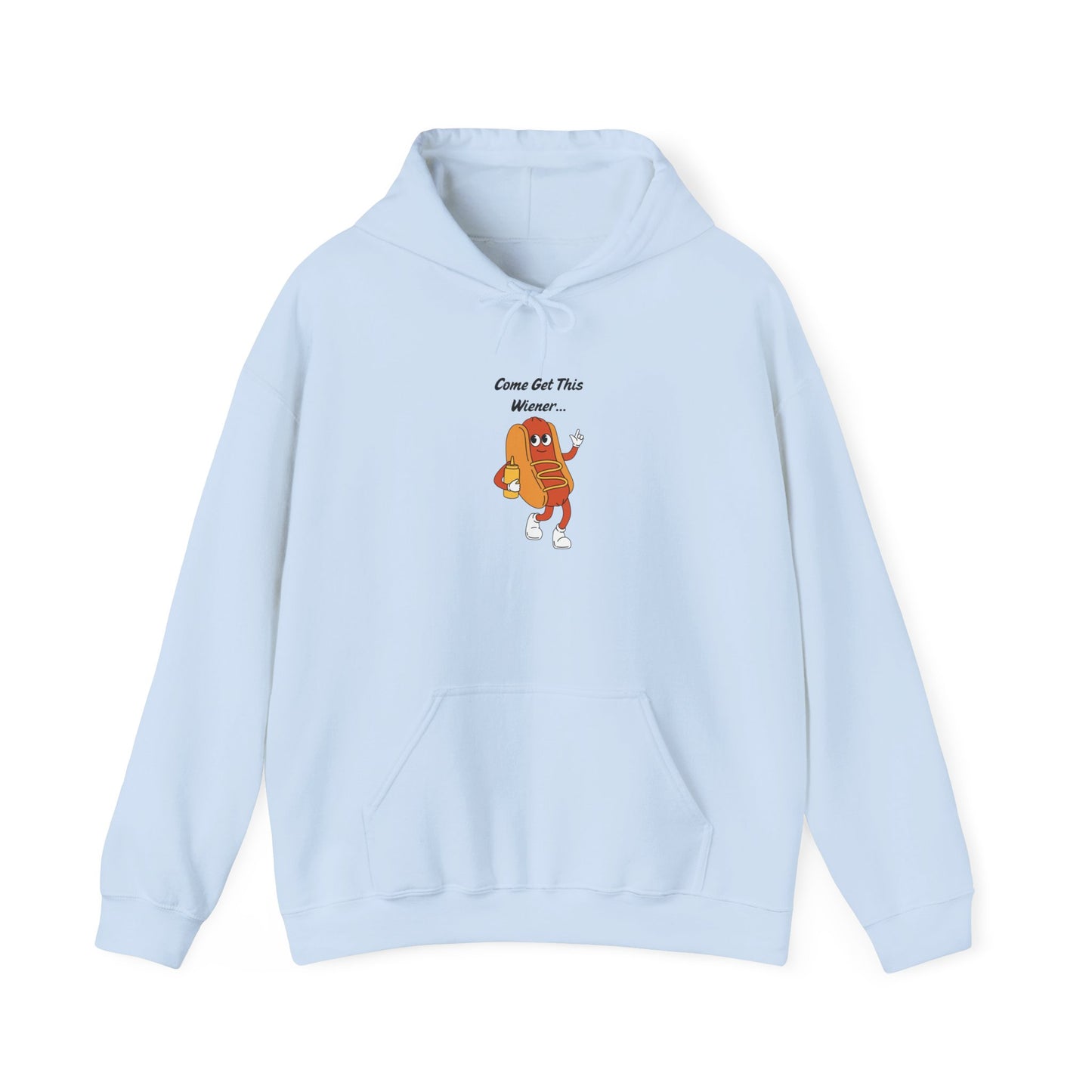 Come Get This Wiener Hoodie Sweater Funny Hotdog Raunchy Sweatshirt Unisex Pullover Sweater