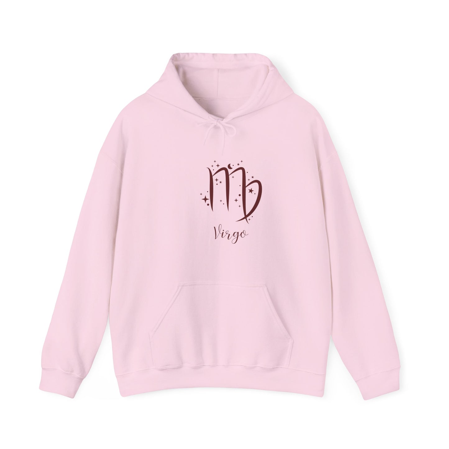 Virgo Zodiac Unisex Heavy Blend Hooded Sweatshirt Astrology Moon Sun Stars Galaxy September Hoodie Sweater Pullover