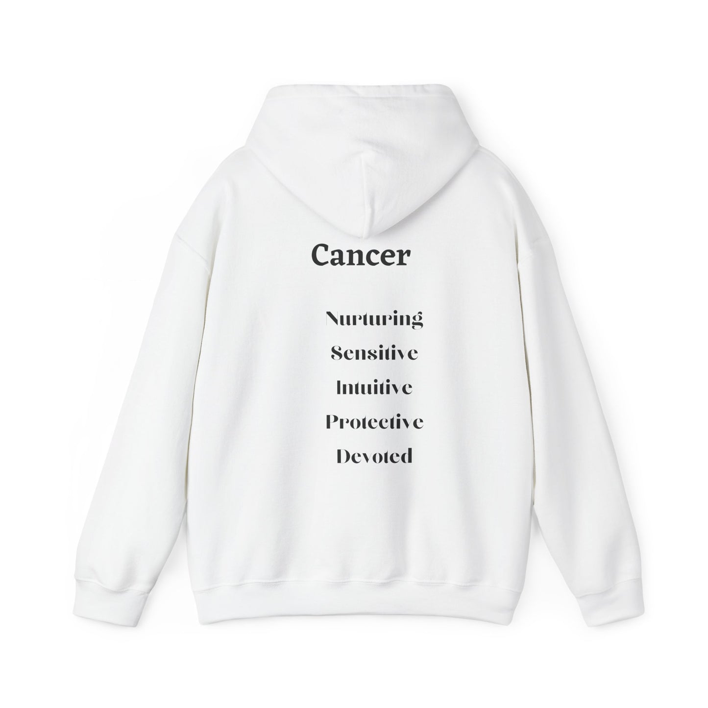 Cancer Zodiac Astrology With Traits Unisex Heavy Blend Hooded Sweatshirt Birth Chart Birth Stone
