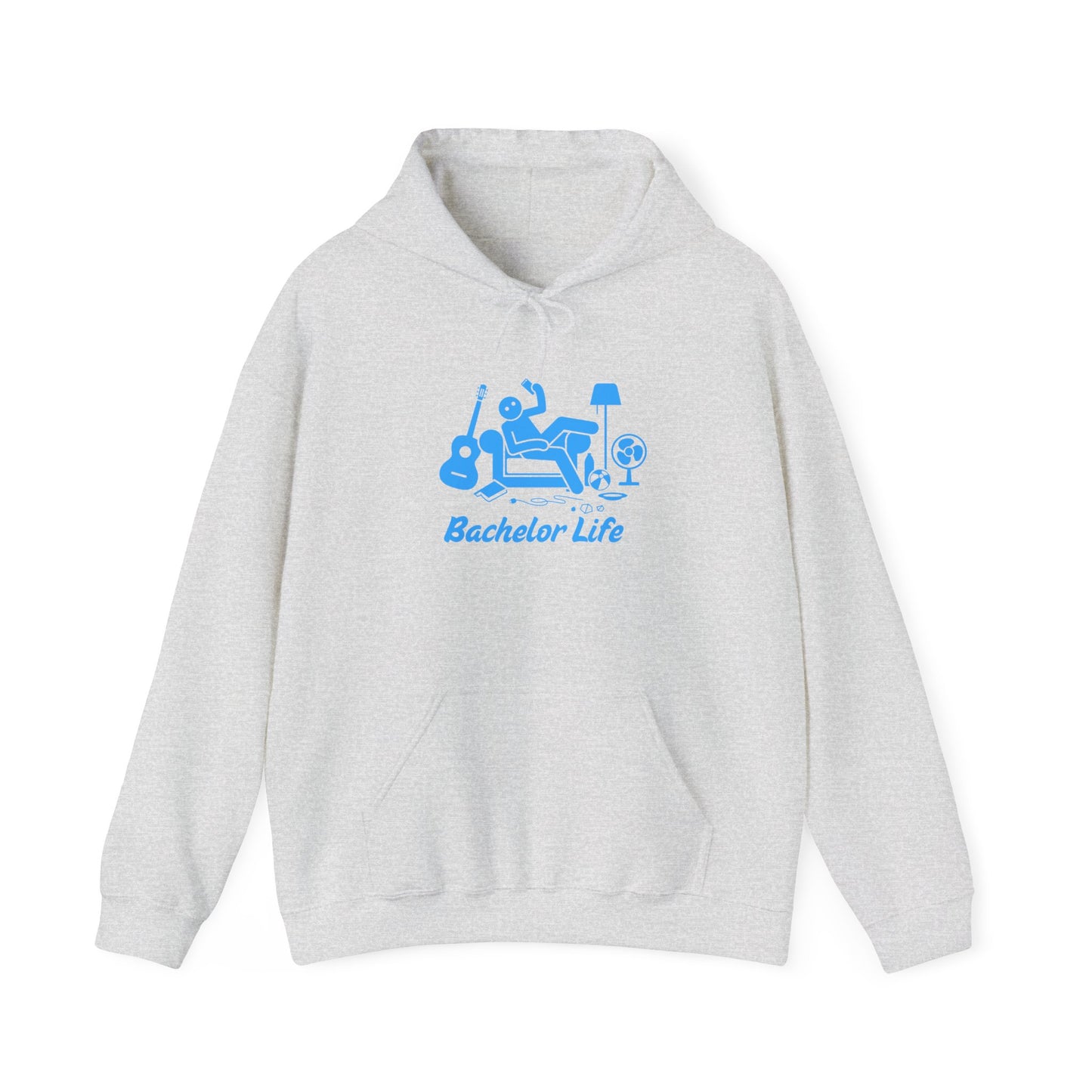 Bachelor Life Hoodie Sweater Pullover Single Man Hooded Sweatshirt Comfy Unisex Sweatshirt