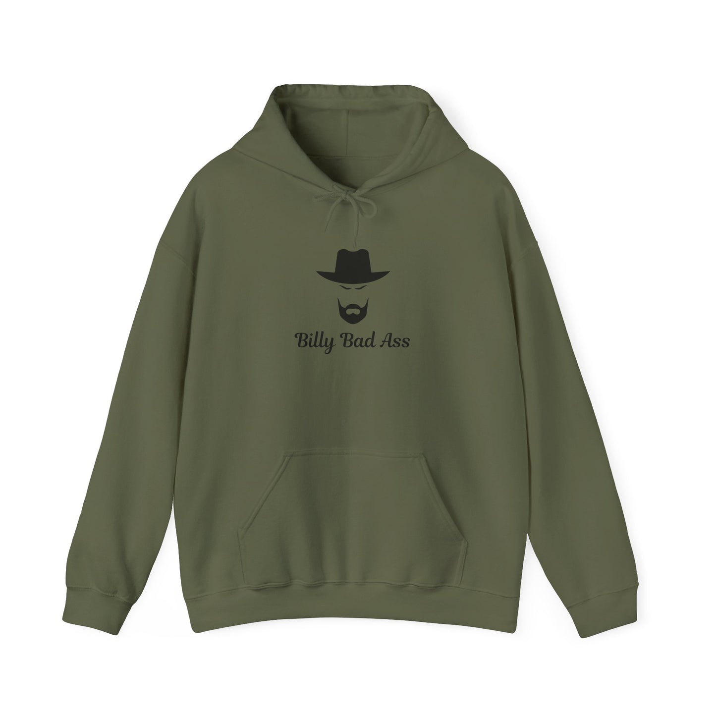 Billy Bad Ass Hoodie Unisex Heavy Blend™ Hooded Sweatshirt Tough Muscles Bully Strong Independent Tough Guy Bully Sweater Pullover