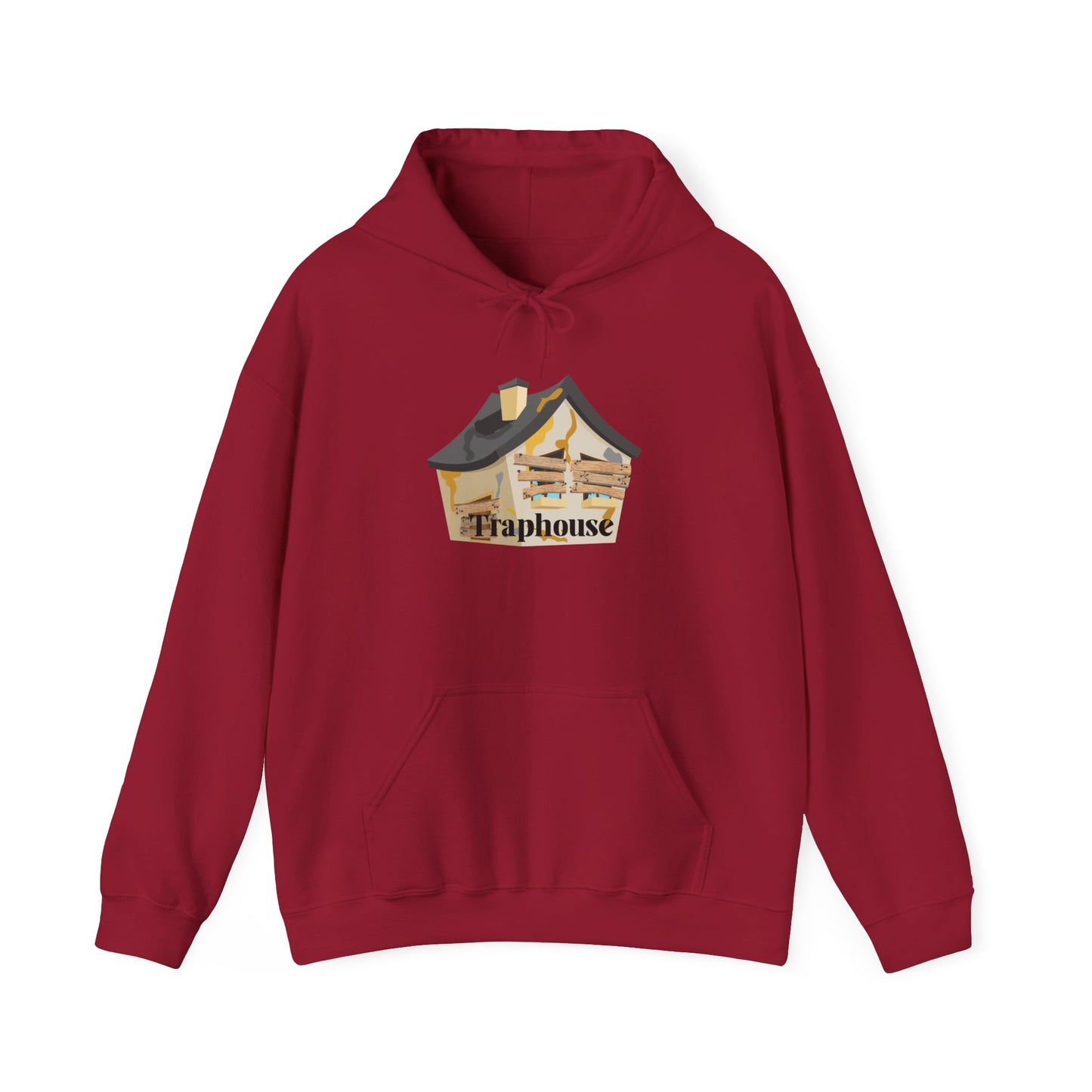 TrapHouse Hoodie Unisex Heavy Blend™ Hooded Sweatshirt Traphouse Bando Pullover Sweater
