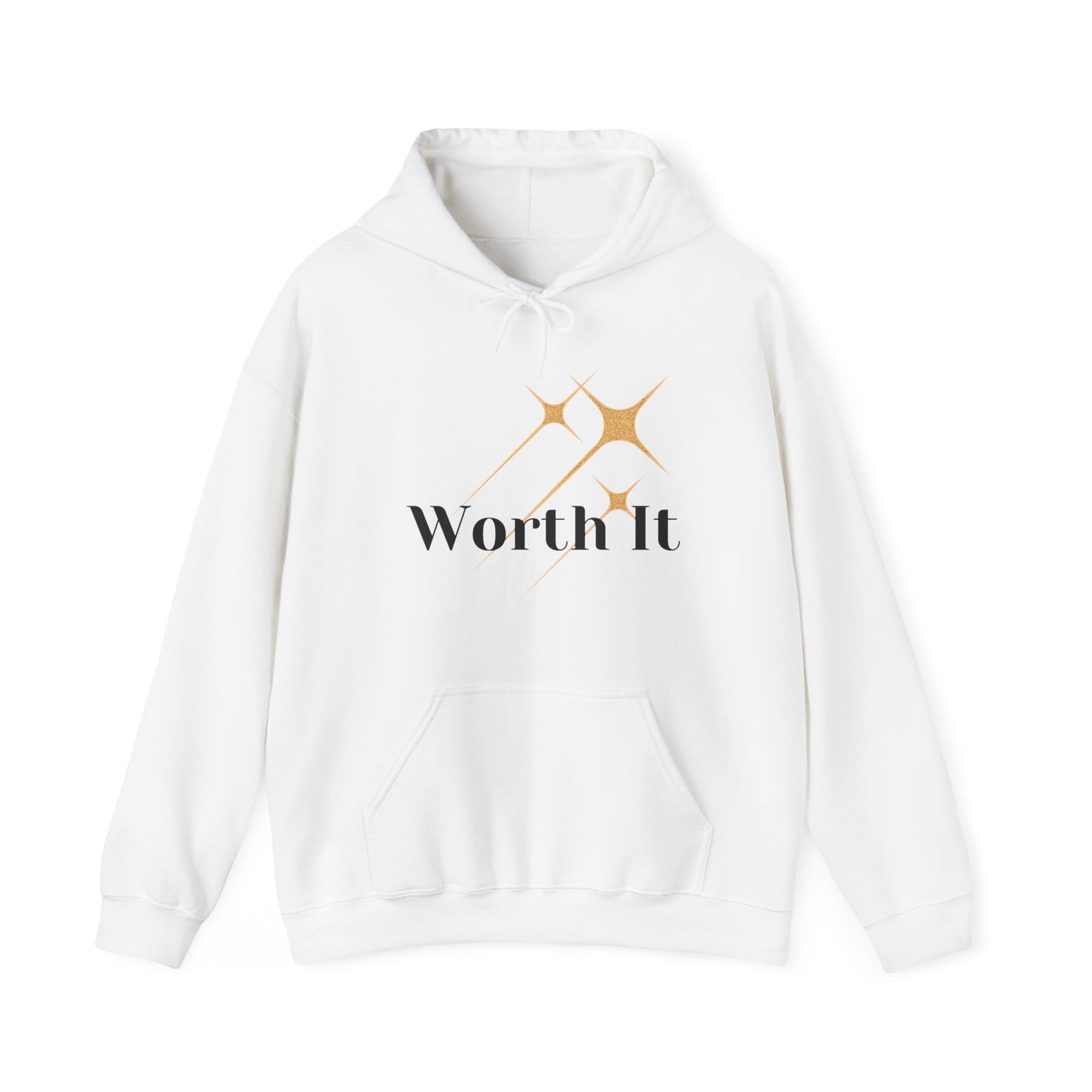 Worth It Unisex Heavy Blend™ Hooded Sweatshirt Self Love Confident Self Confidence Baddie Catch Siren
