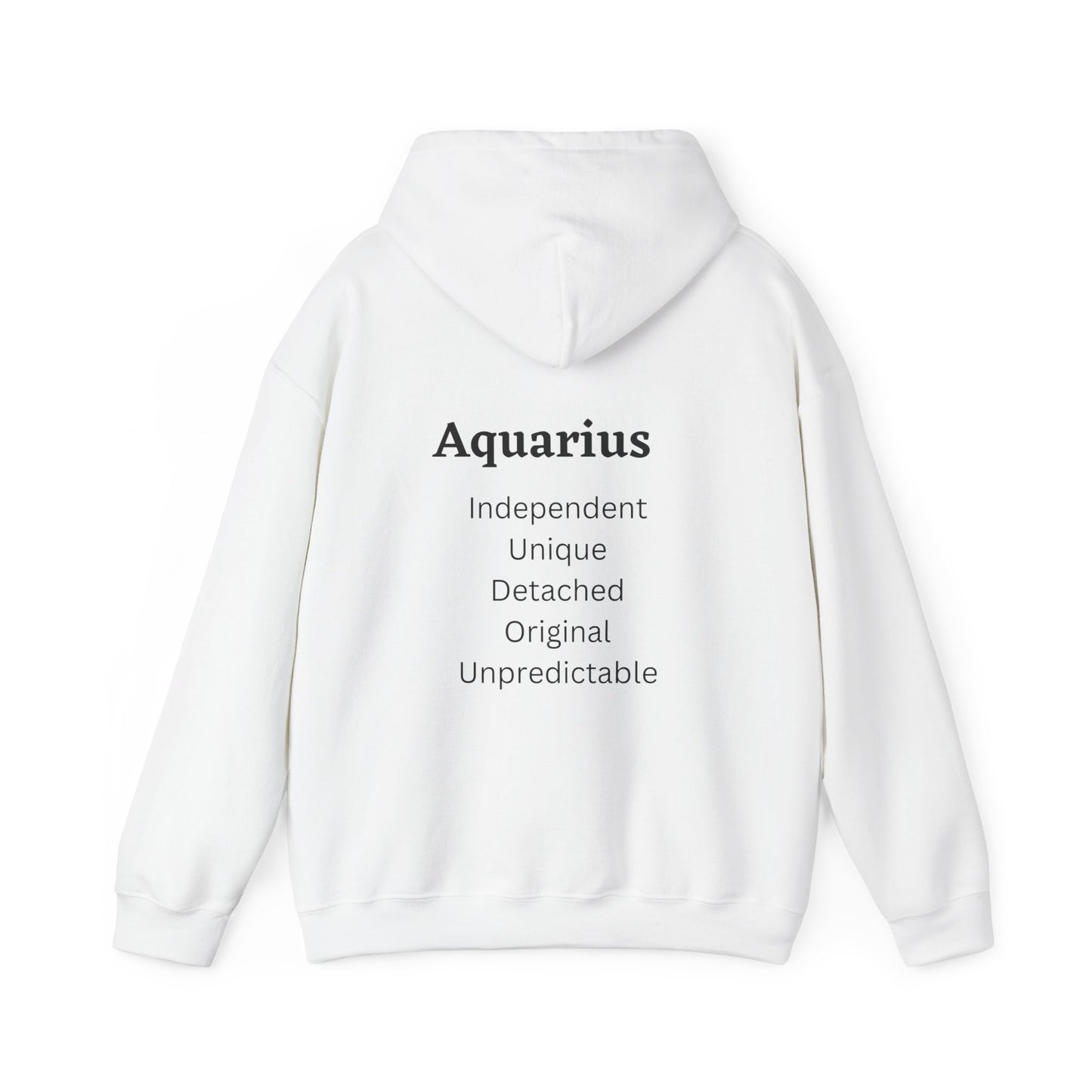 Aquarius Zodiac Astrology With Traits Unisex Heavy Blend Hooded Sweatshirt Zodiac Shirt Astrology Shirt Pullover Hoodie