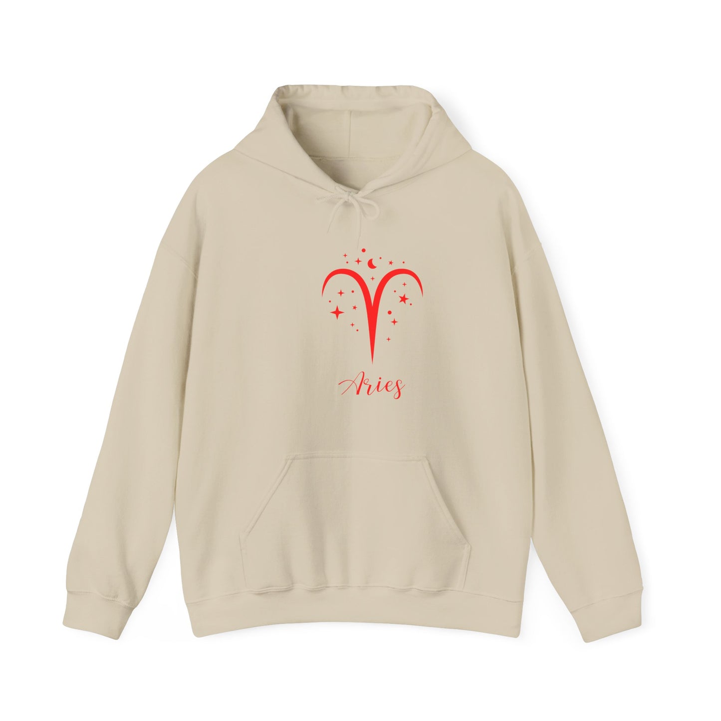 Aries Zodiac Sign Unisex Heavy Blend Hooded Sweatshirt