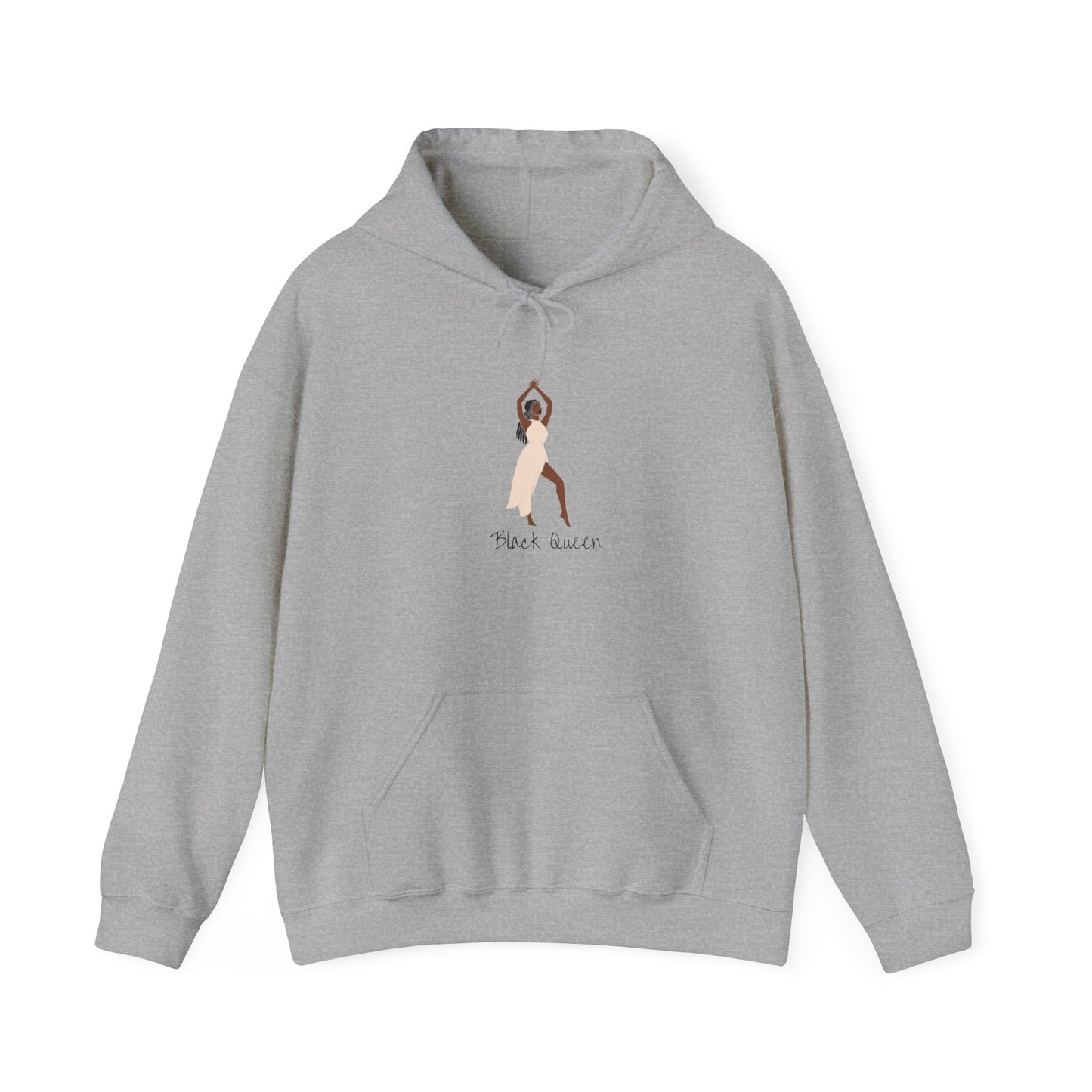 Black Queen Hoodie - Unisex Heavy Blend™ Sweatshirt Pullover Sweater Hoodie