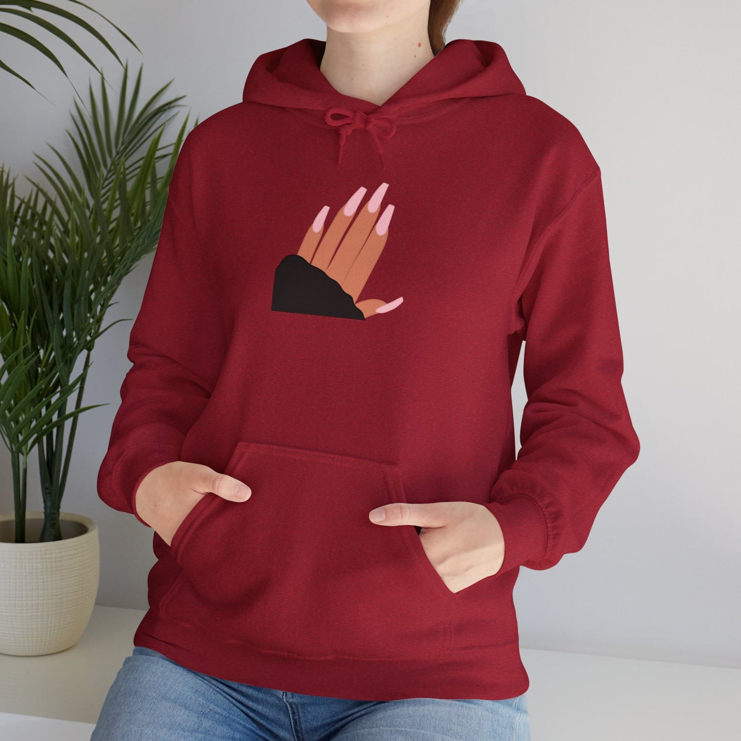 Chic Nail Art Unisex Hoodie - Cozy Sweatshirt Pullover Sweater