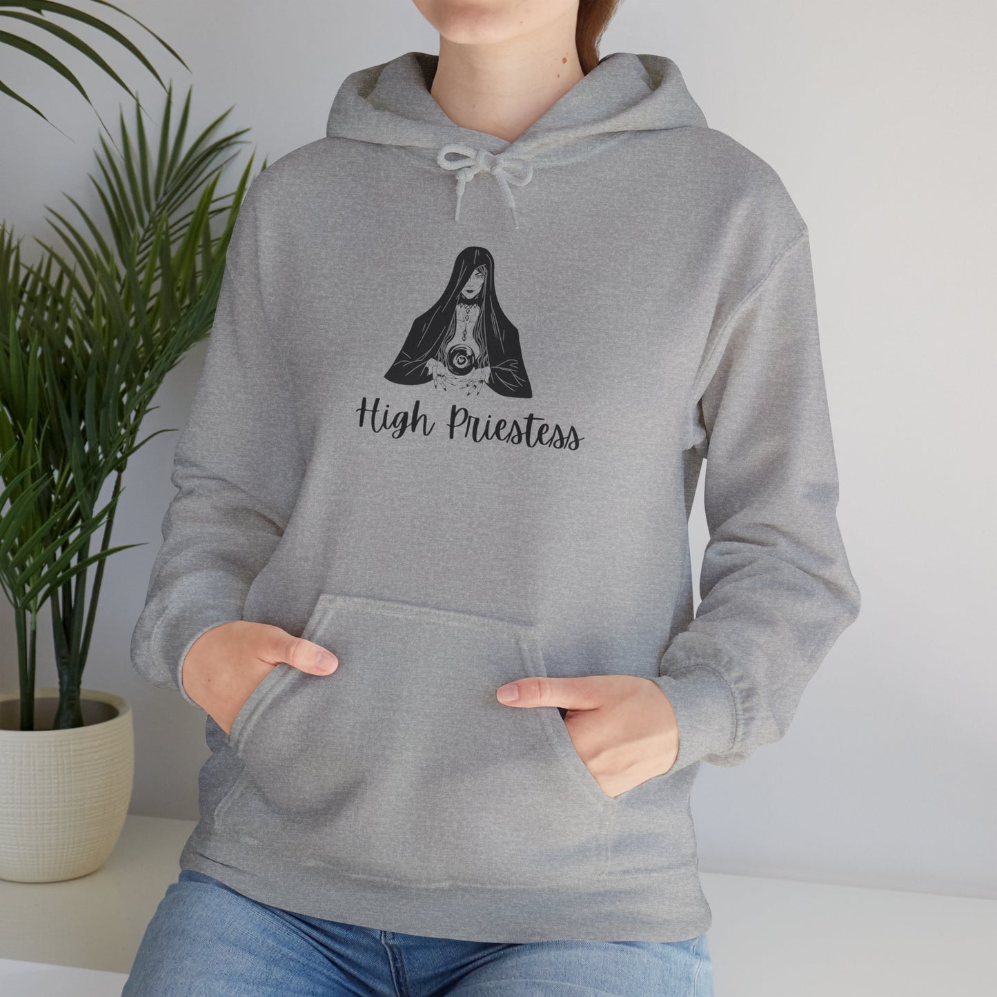 High Priestess Unisex Hoodie Spiritual & Mystical Sweatshirt Pullover Hoodie