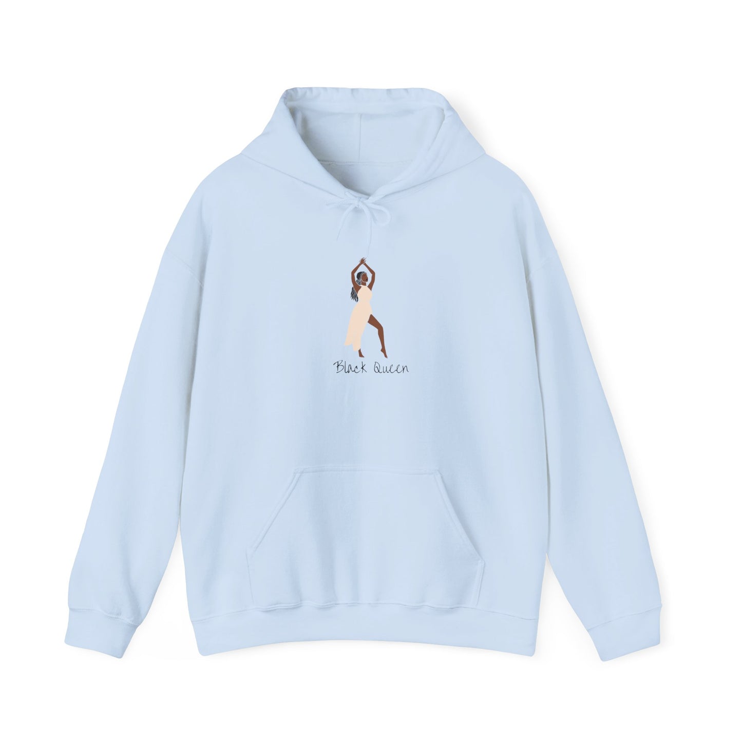 Black Queen Hoodie - Unisex Heavy Blend™ Sweatshirt Pullover Sweater Hoodie