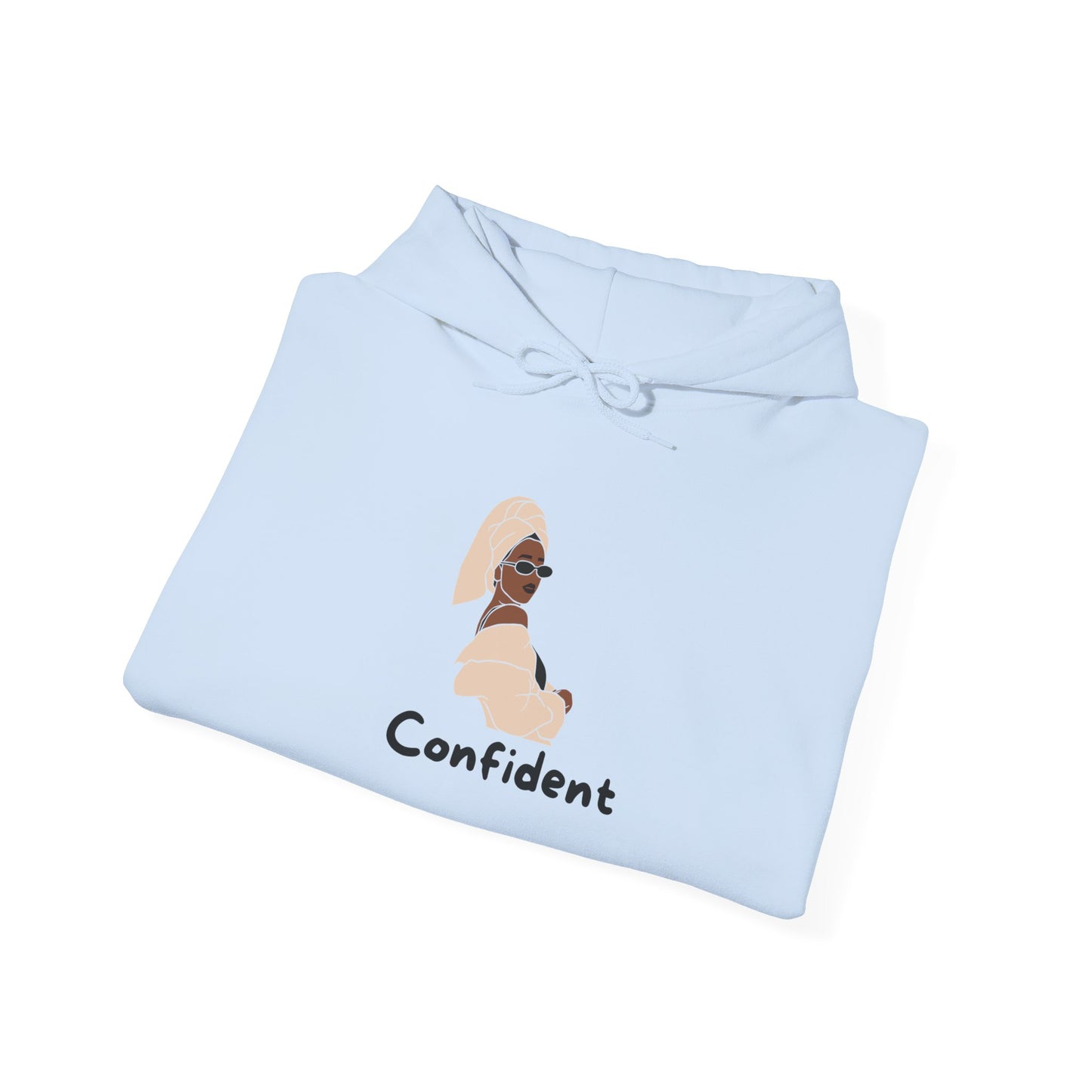 Confident Unisex Hooded Sweatshirt Sweater Pullover Hoodie